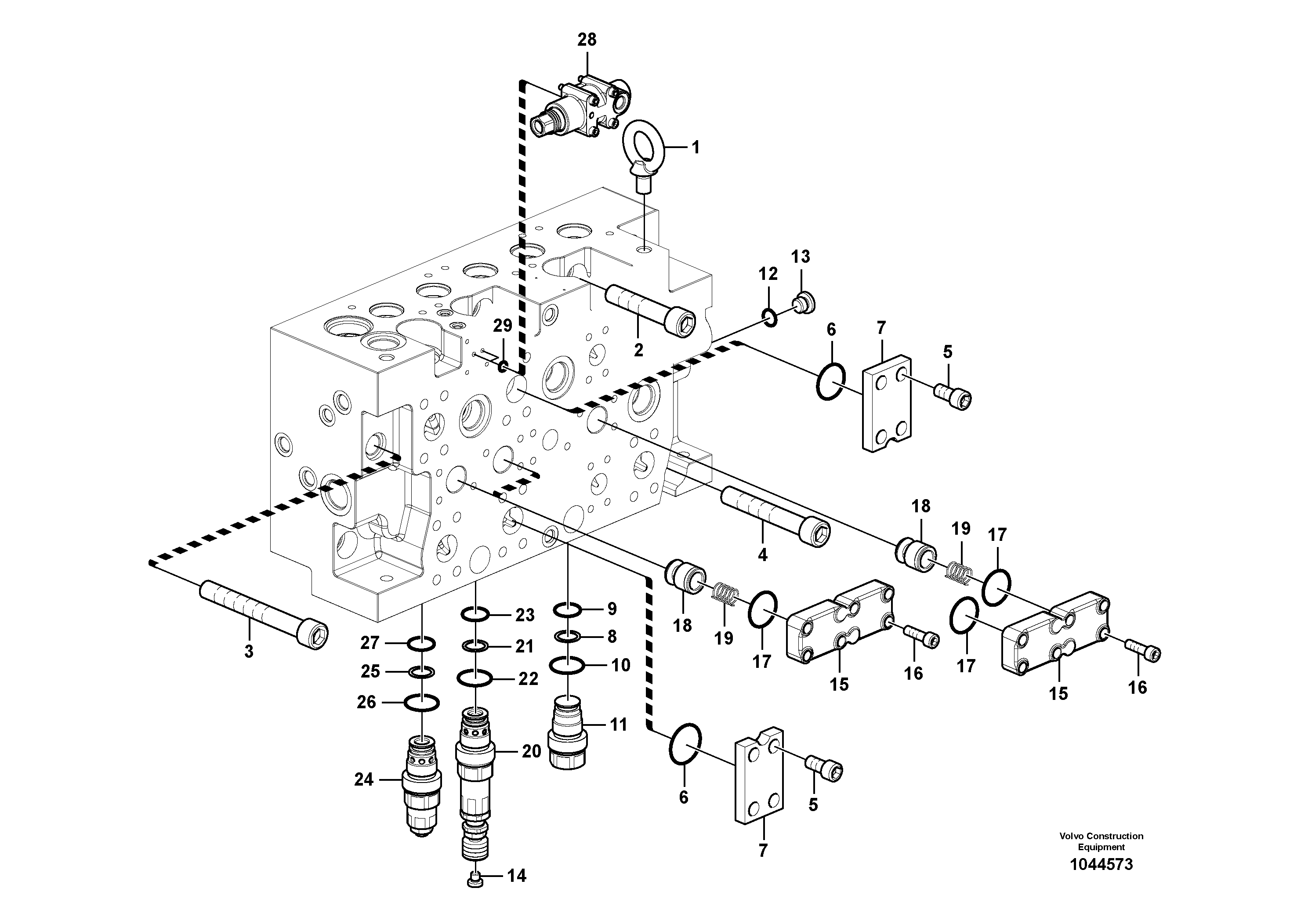 For upper engine part VOE14577798 VOLVO