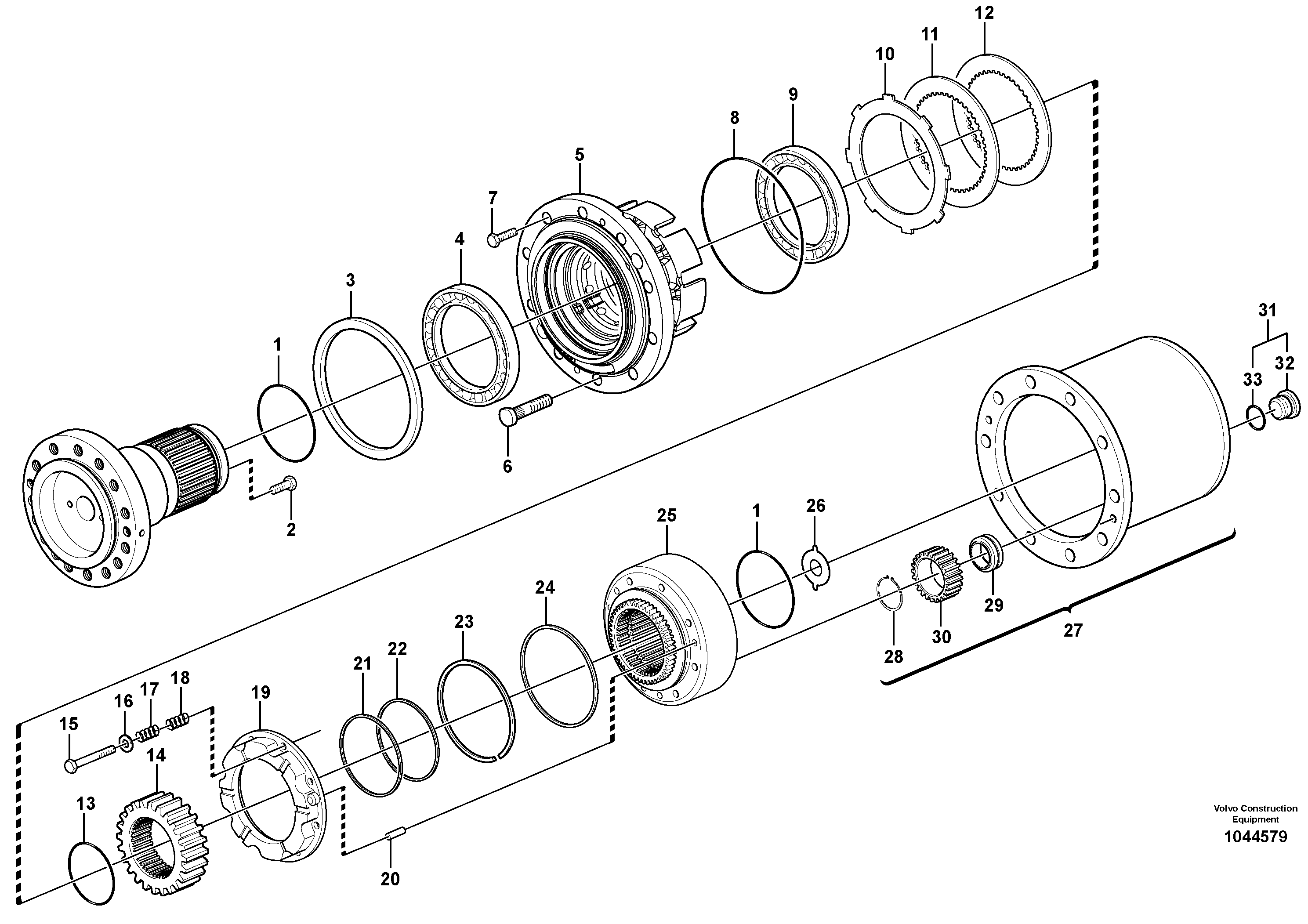 Wheel Stud VOE22865619 VOLVO