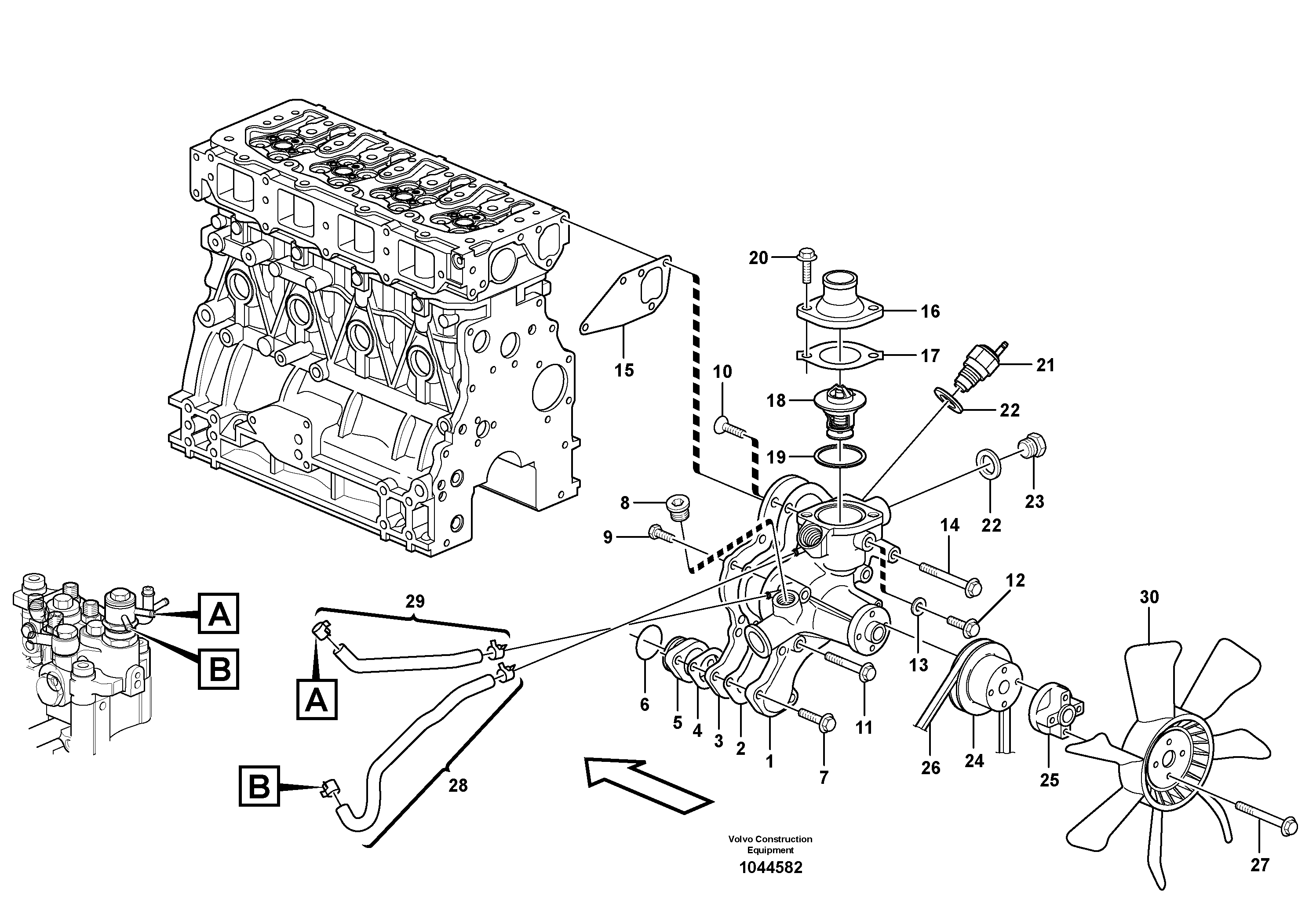 Fuel miser valve VOE11714429 VOLVO