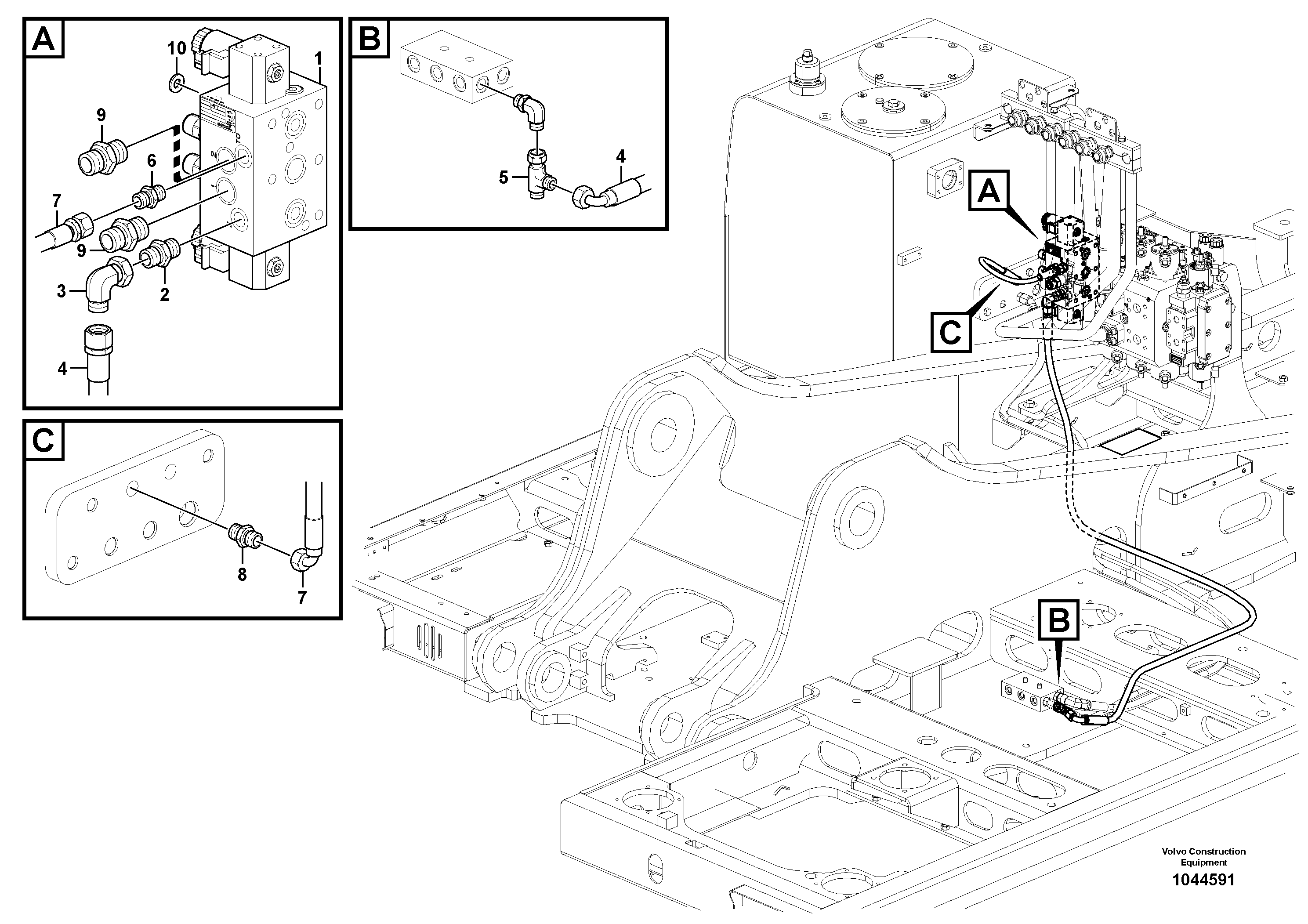 Shaft Guide VOE14569906 VOLVO