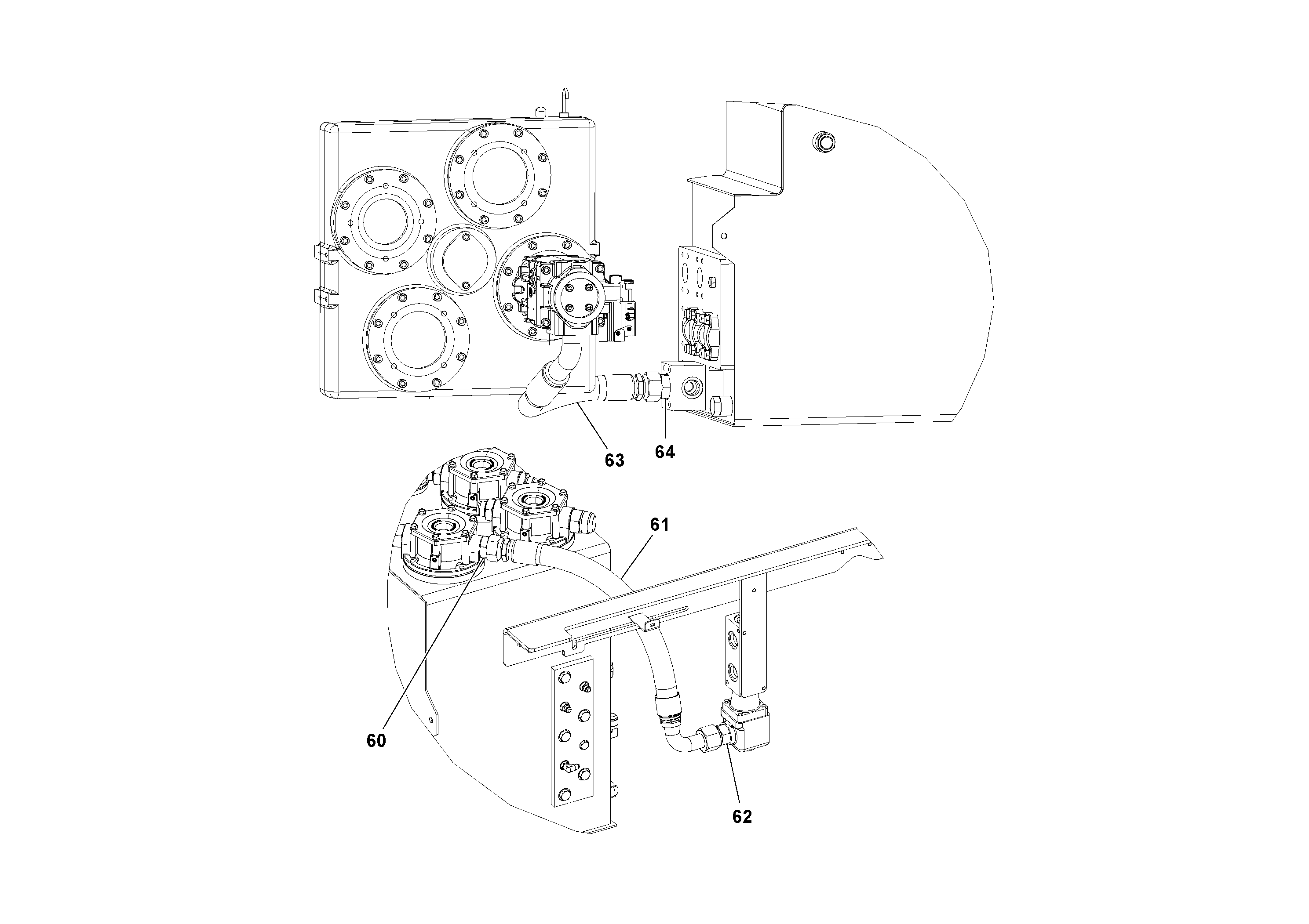 Timing gear casing RM59441667 VOLVO