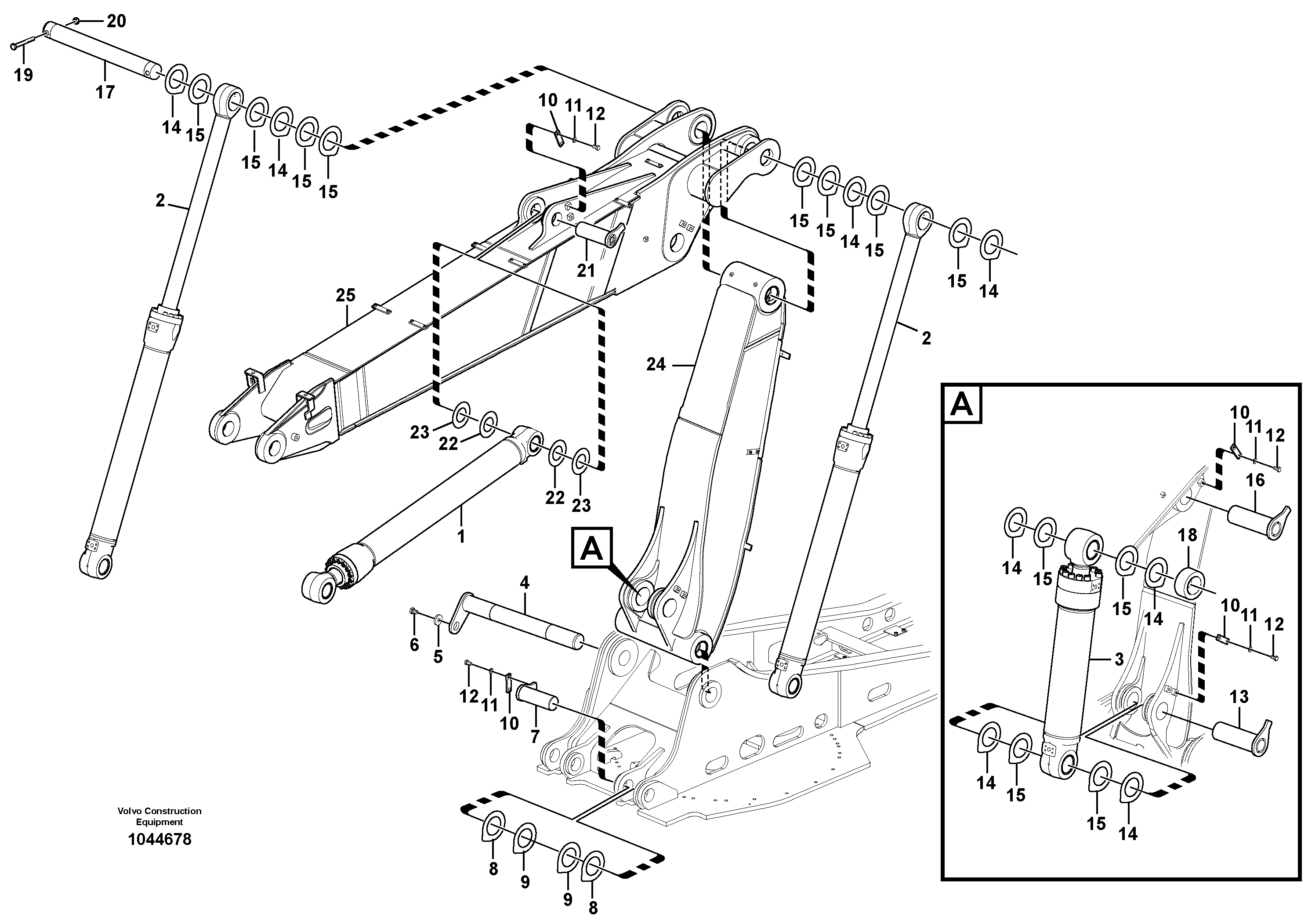 Swg Lk Cylinder VOE14565536 VOLVO