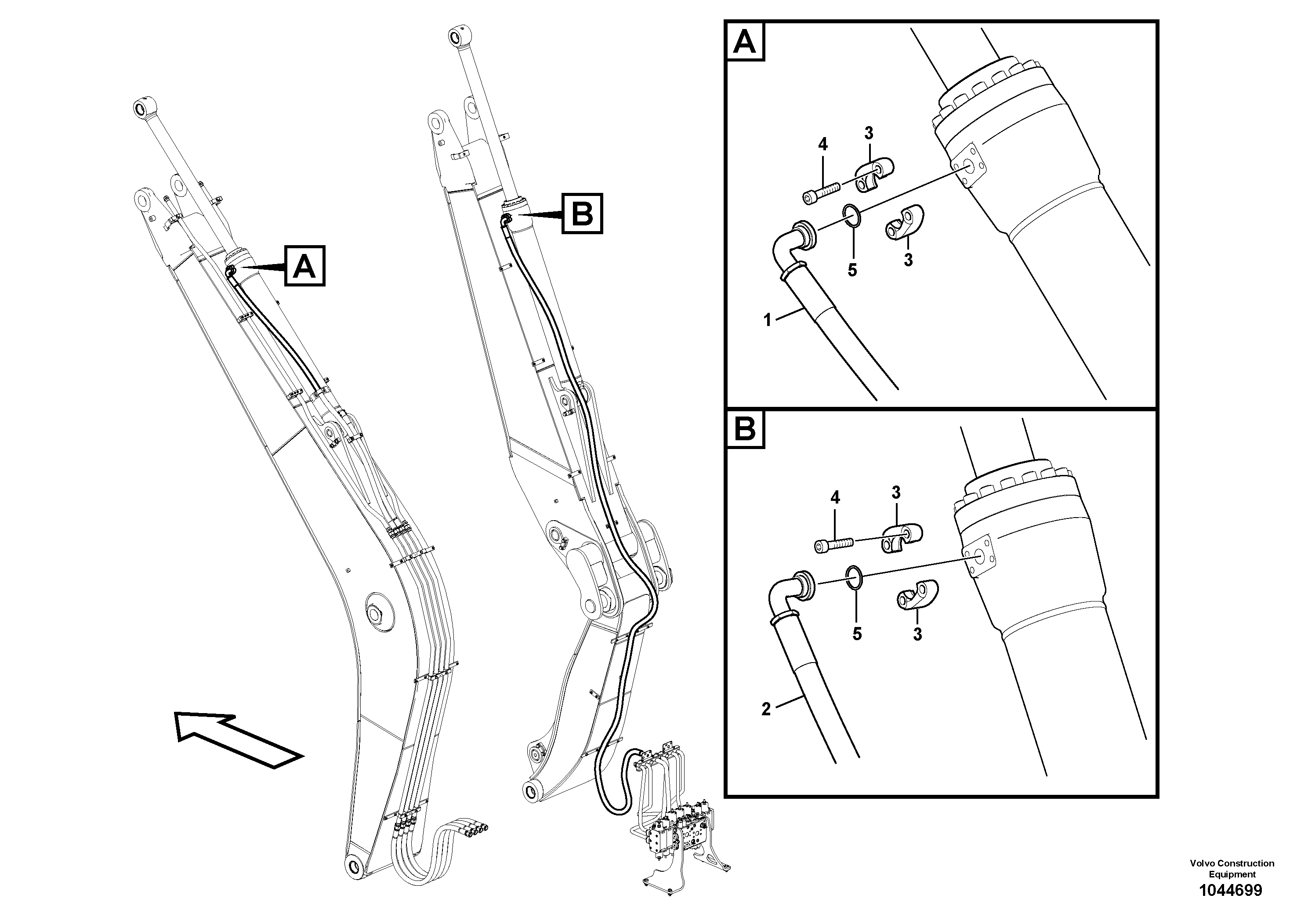 Timing gear casing VOE15081272 VOLVO