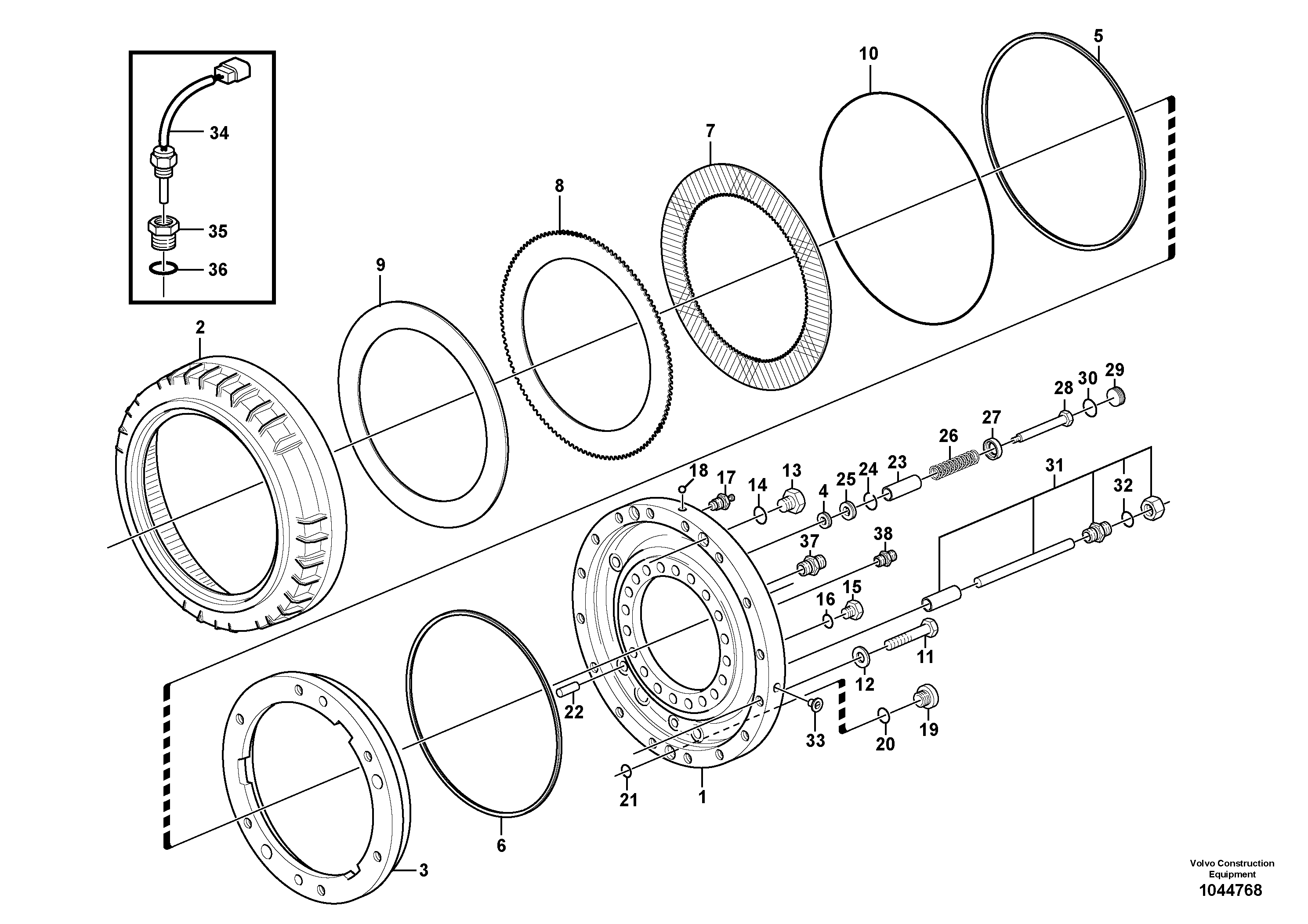 Digging Arm RM/VOE14506927 VOLVO
