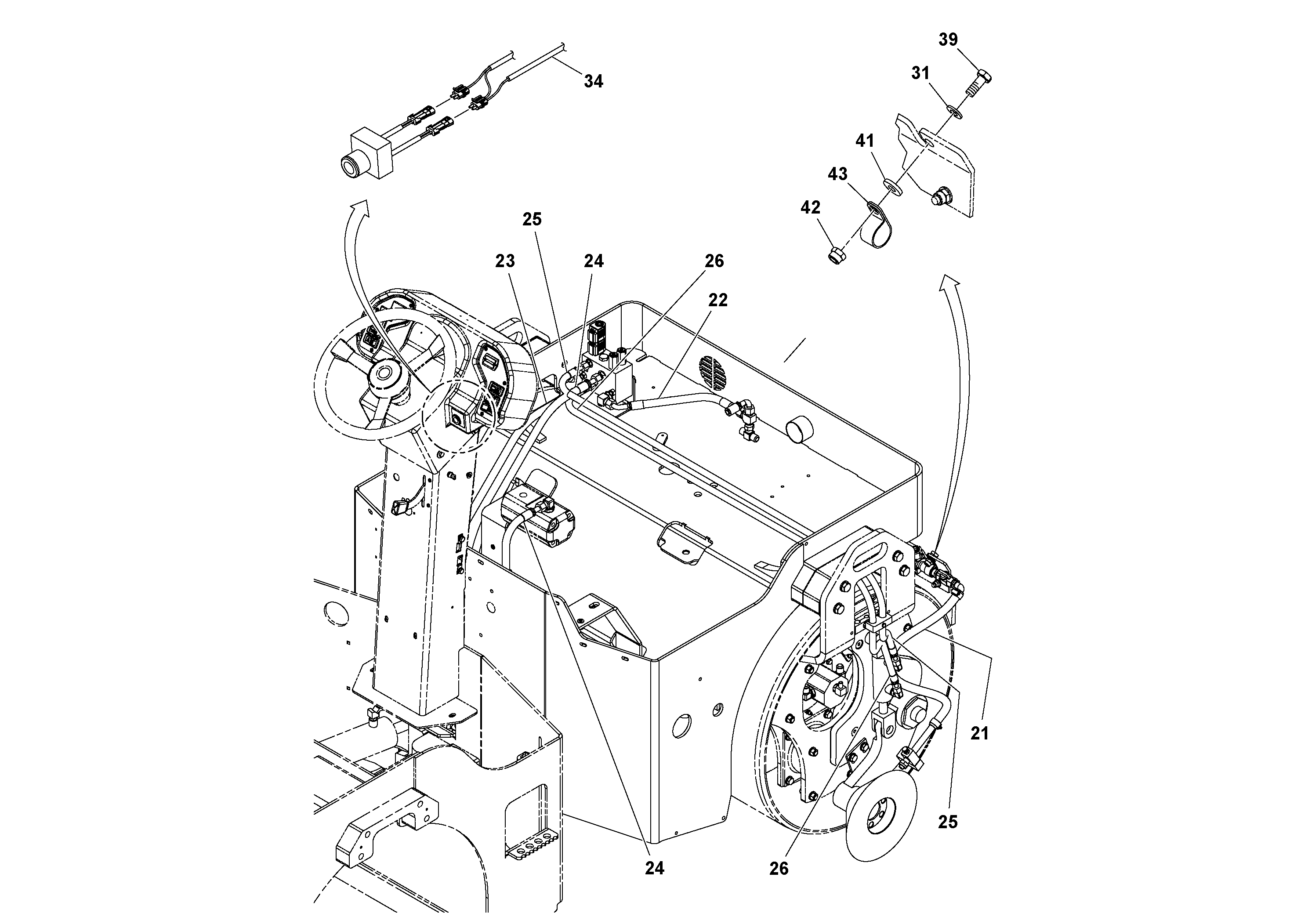 Timing gear casing RM13155437 VOLVO