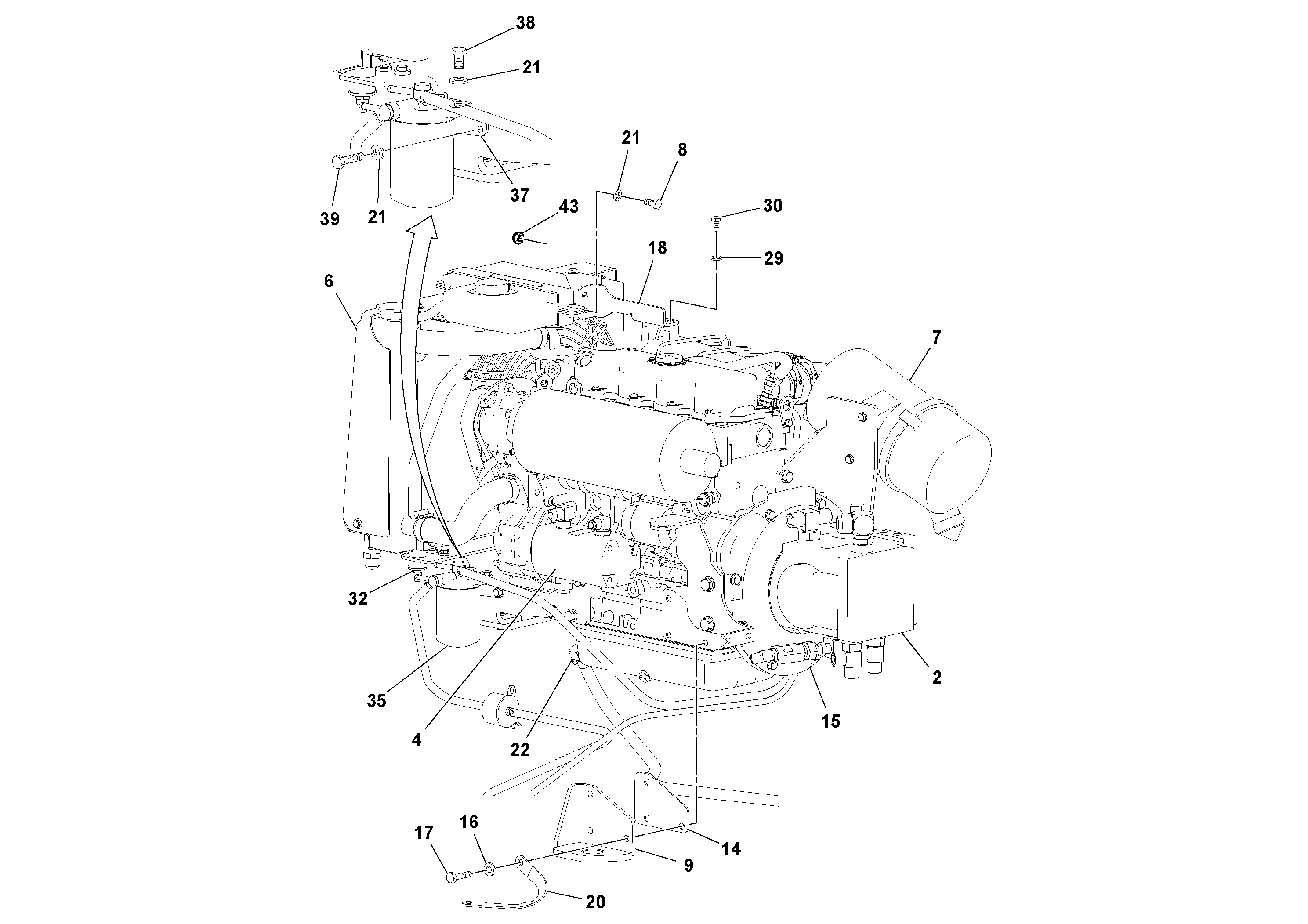 Mount RM43859420 VOLVO