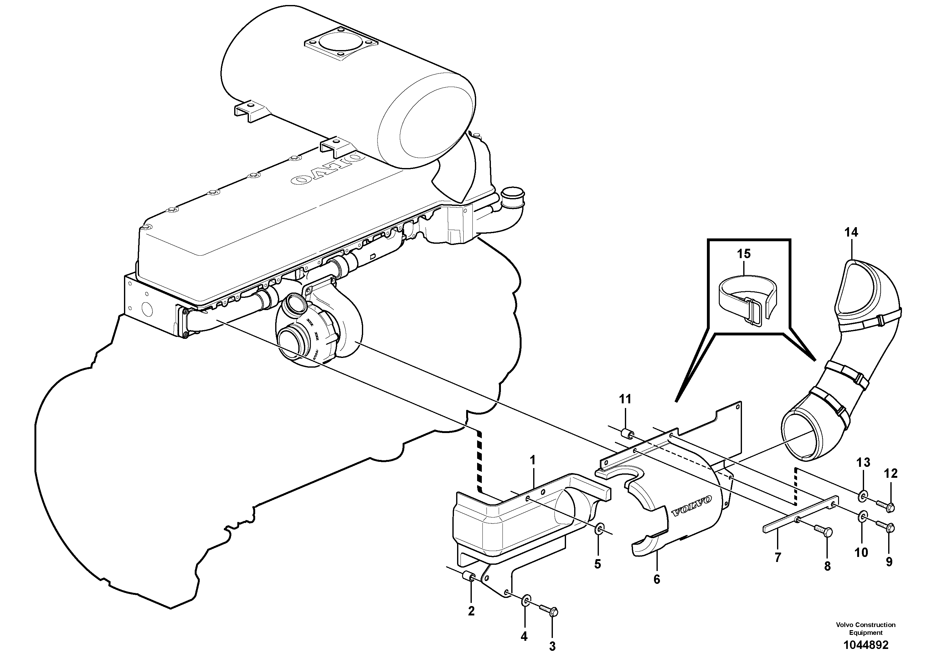 R Axle Housing VOE11445358 VOLVO