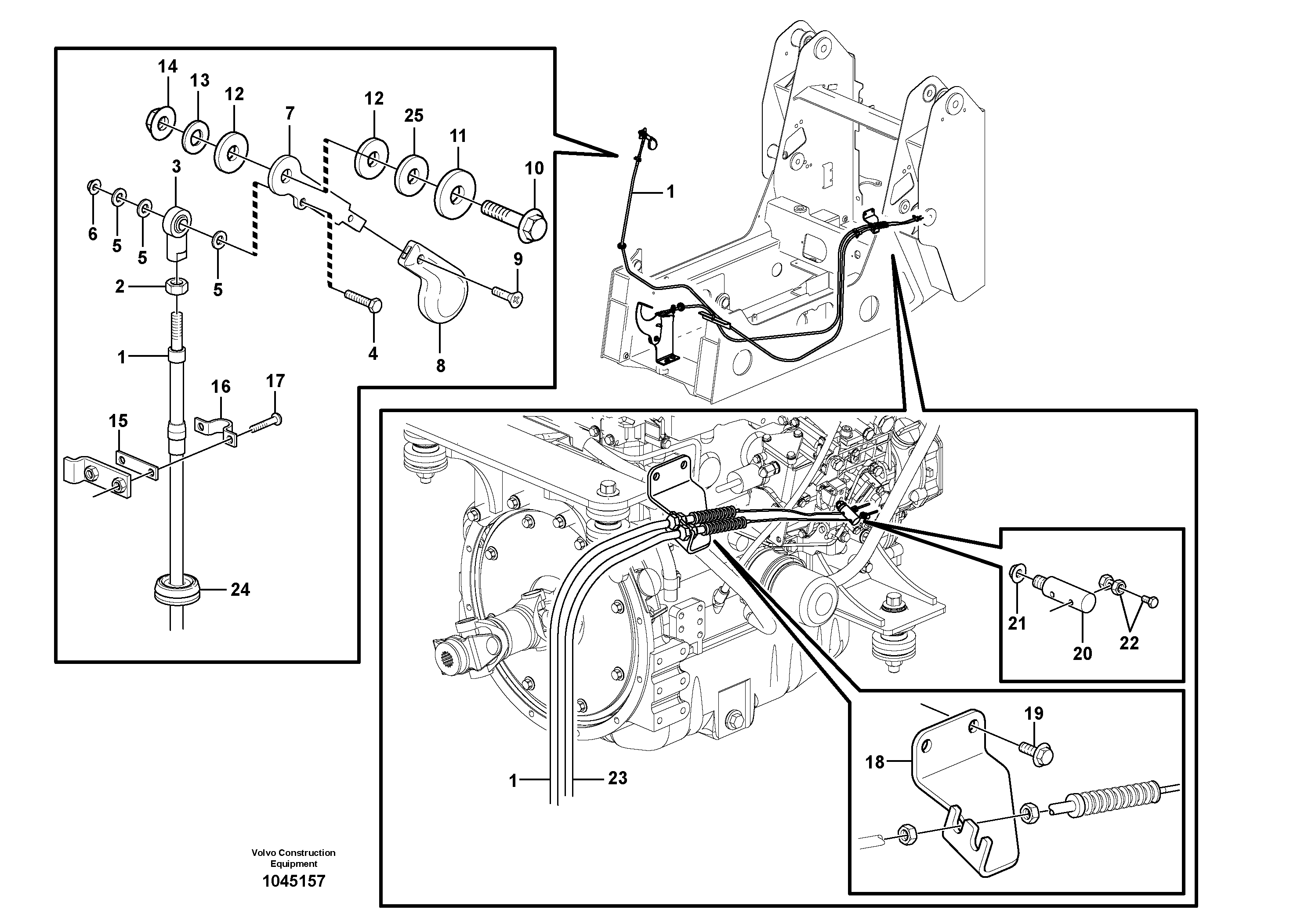 Bracket VOE15410830 VOLVO