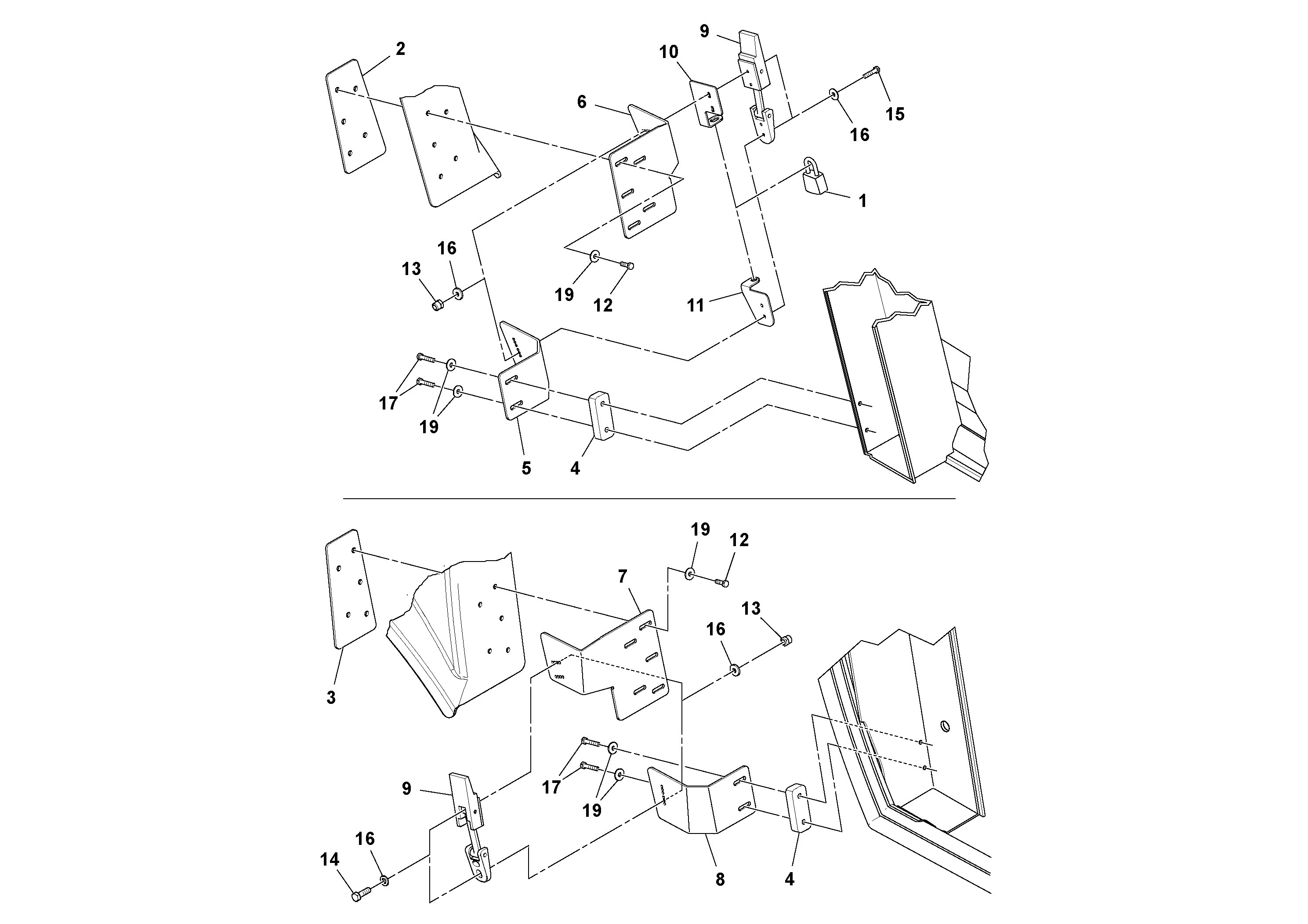 Seat frame RM43855782 VOLVO
