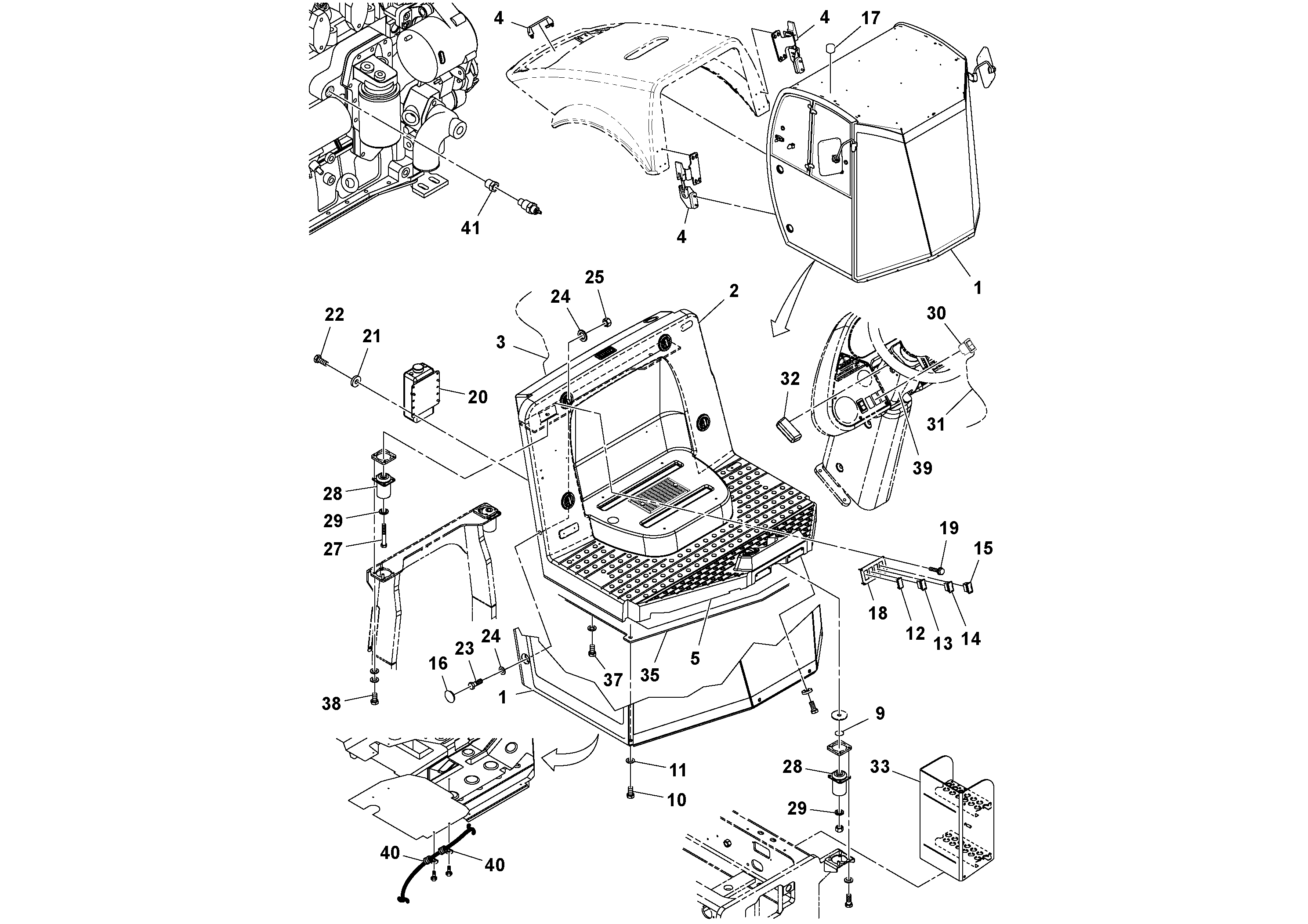 Mounting rail RM96703152 VOLVO