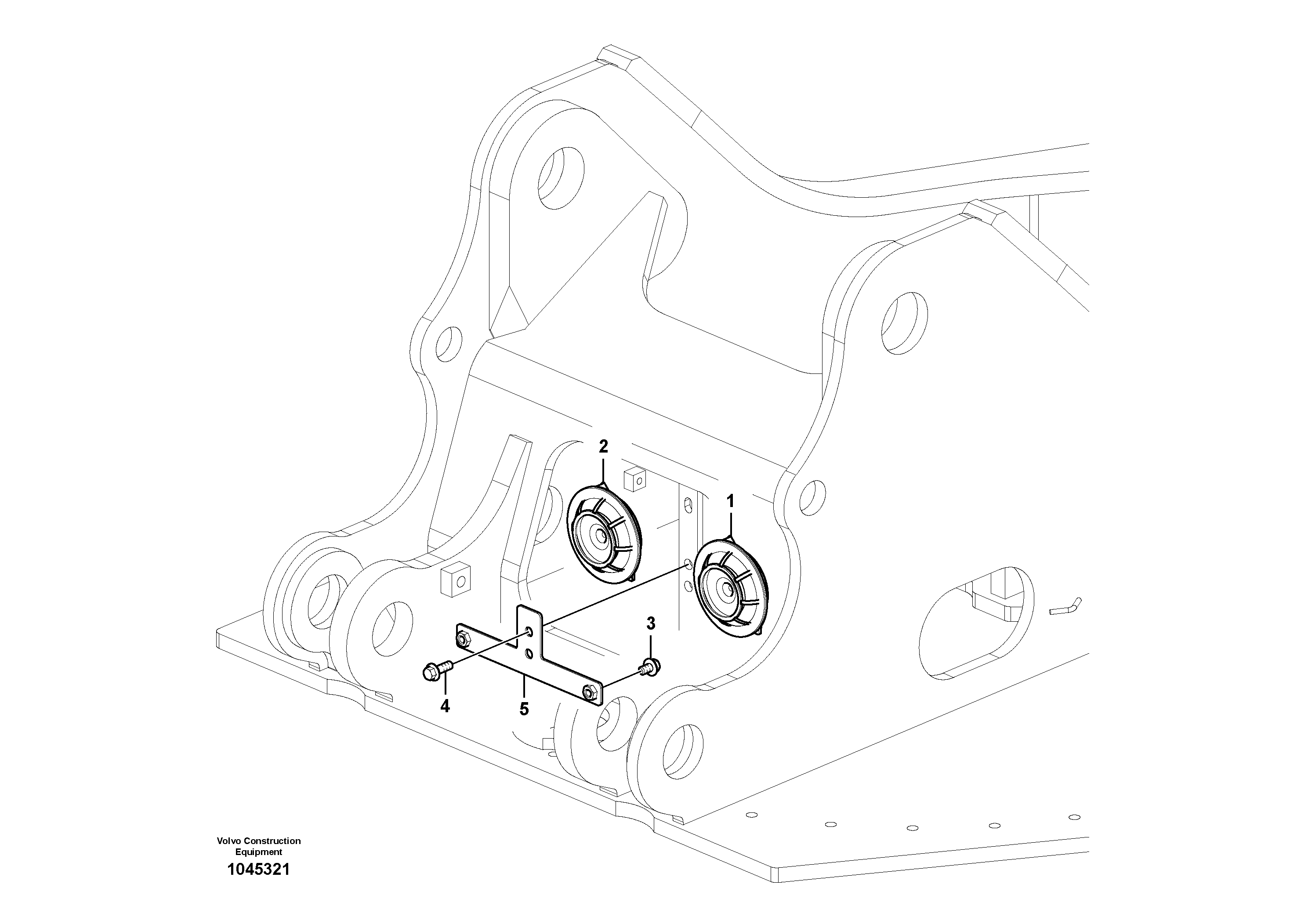Seat frame VOE14571460 VOLVO