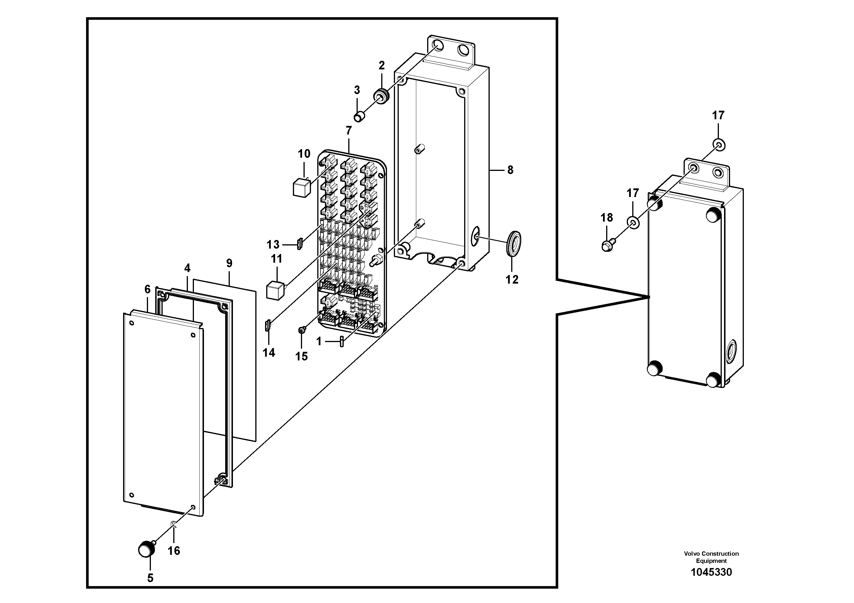 Fuse box VOE14585162 VOLVO
