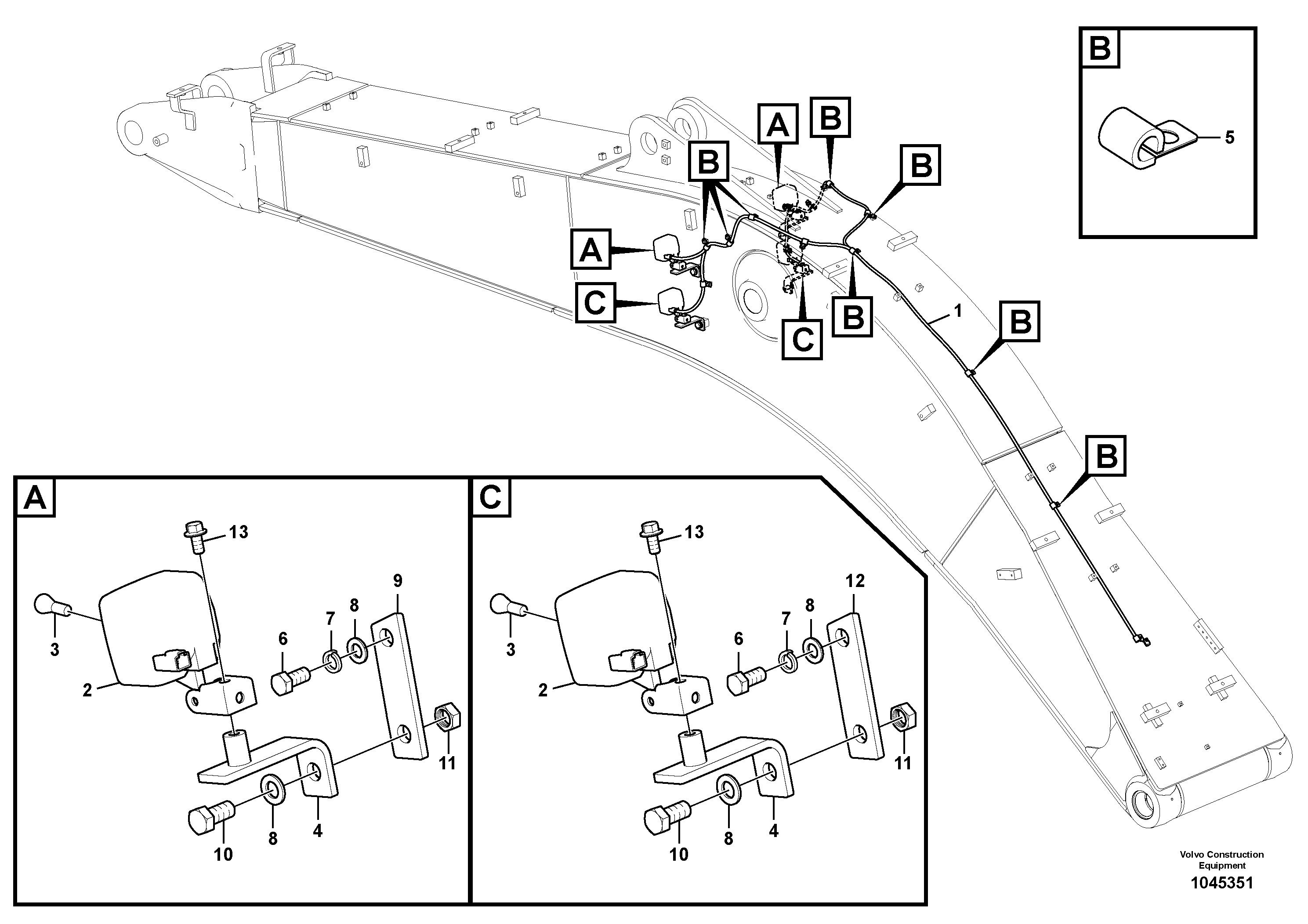 Bracket VOE14352010 VOLVO