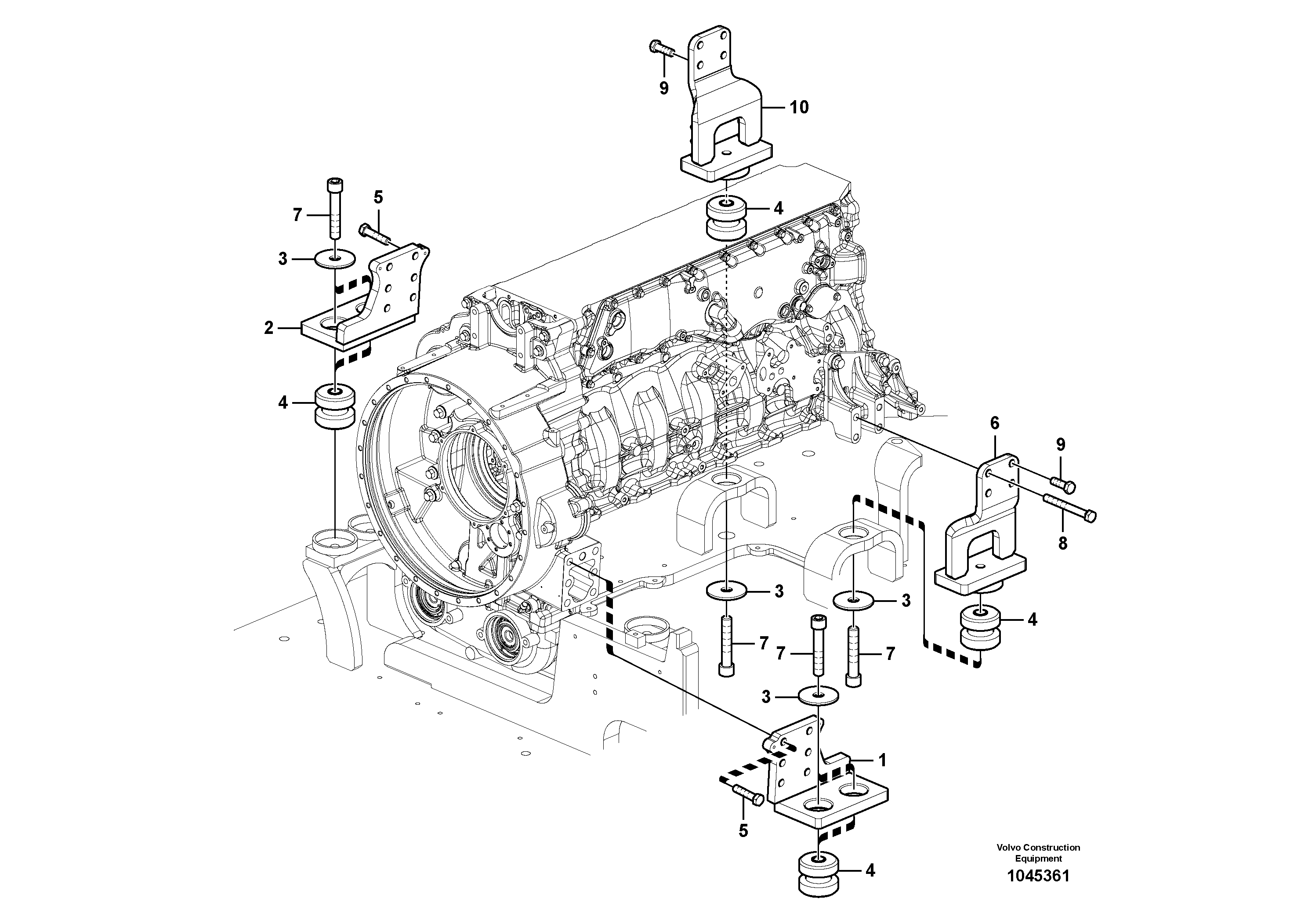 Punch Nut VOE14580214 VOLVO