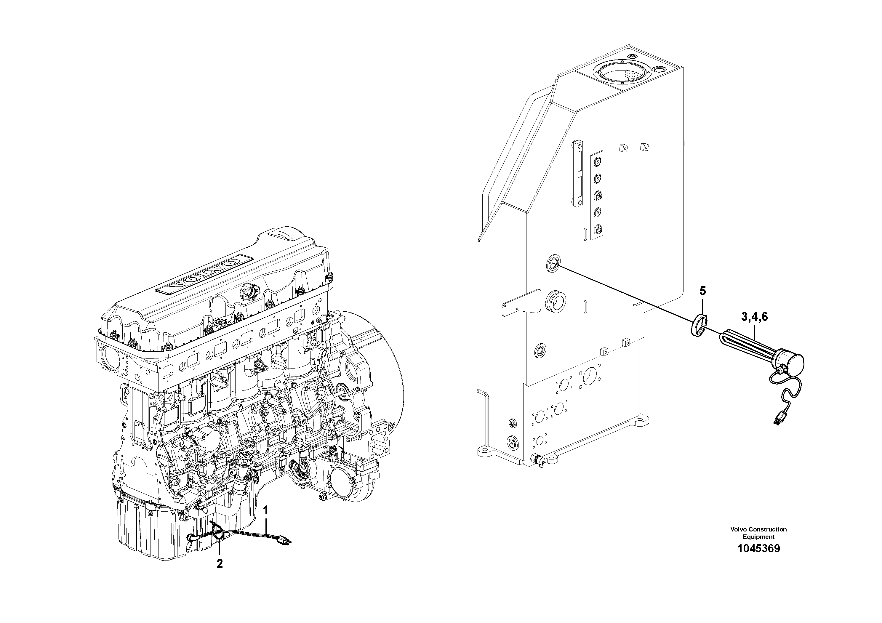 Heater VOE14584767 VOLVO