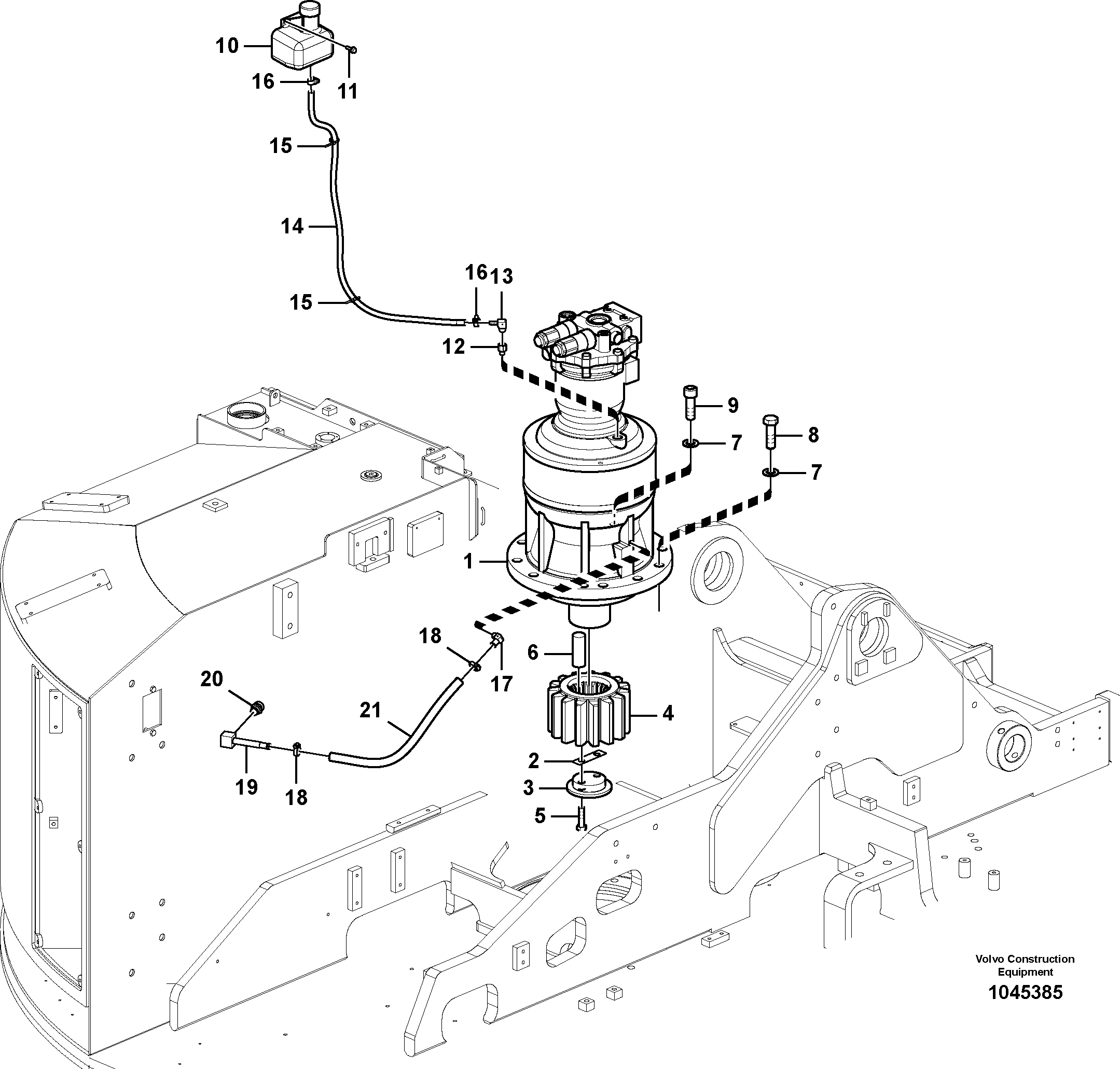 Opr Cylinder VOE14580932 VOLVO