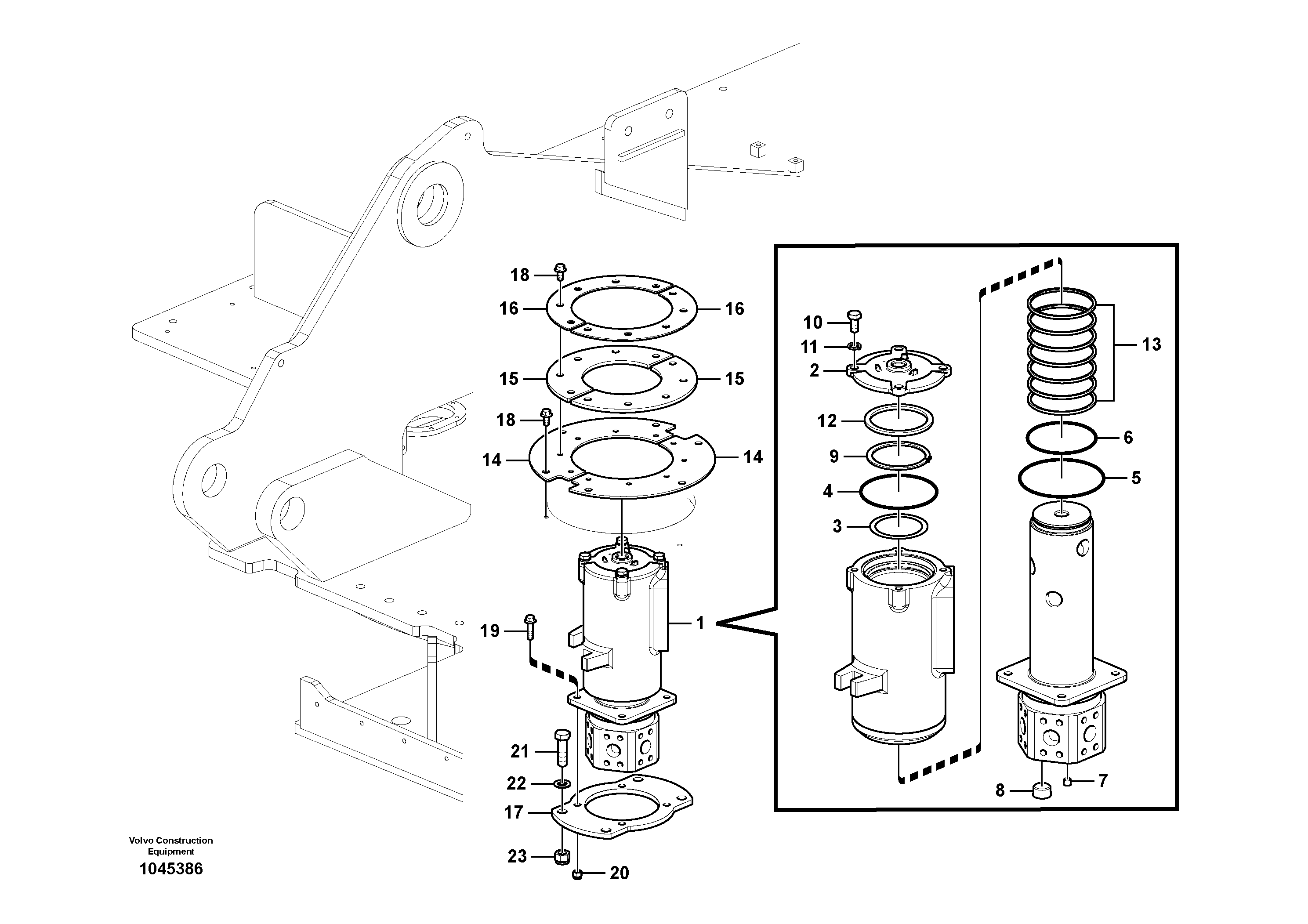 Rec.housing VOE14580579 VOLVO