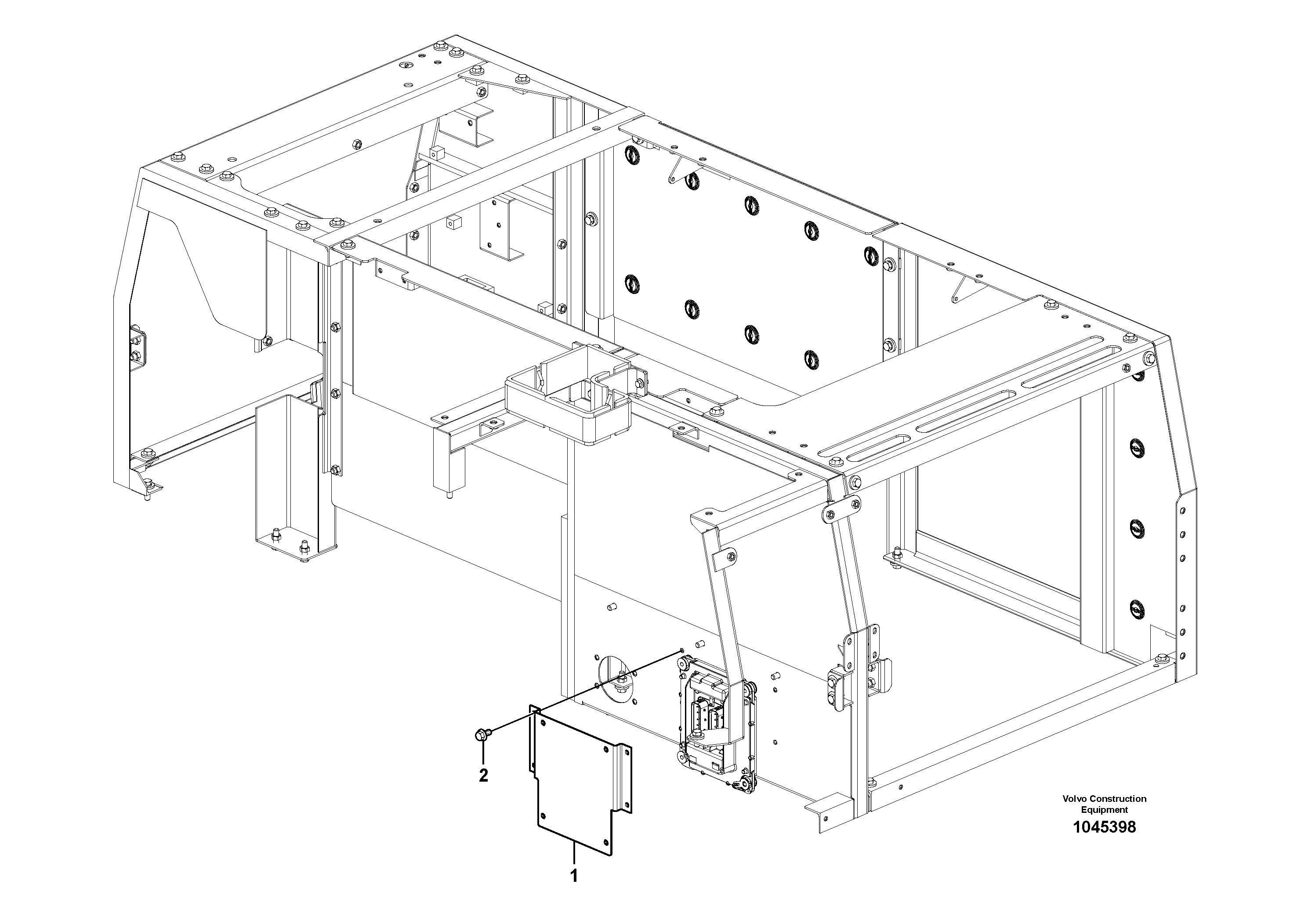 Bracket VOE14351263 VOLVO