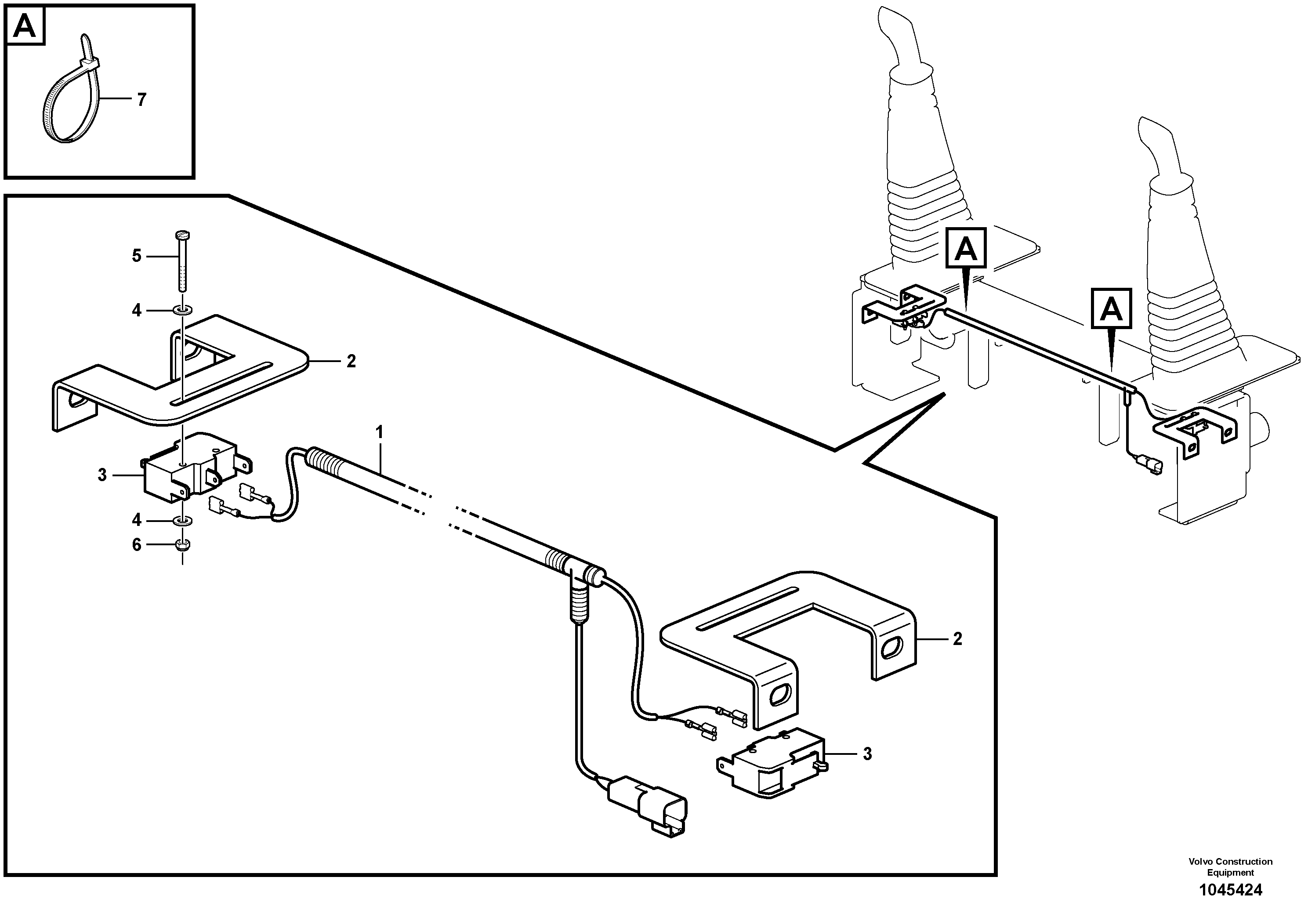 Seat frame VOE15410890 VOLVO
