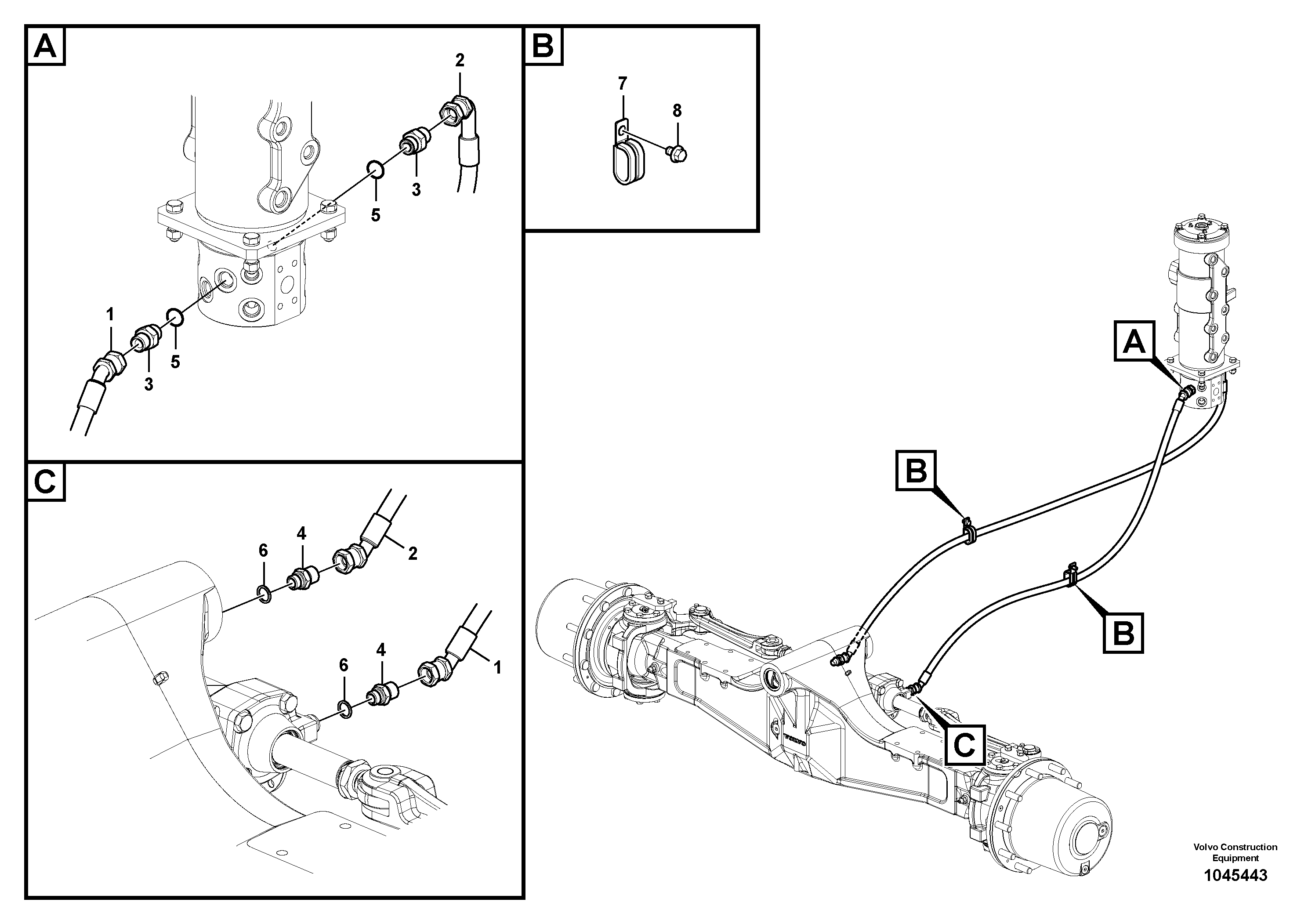 Timing gear casing VOE14882183 VOLVO