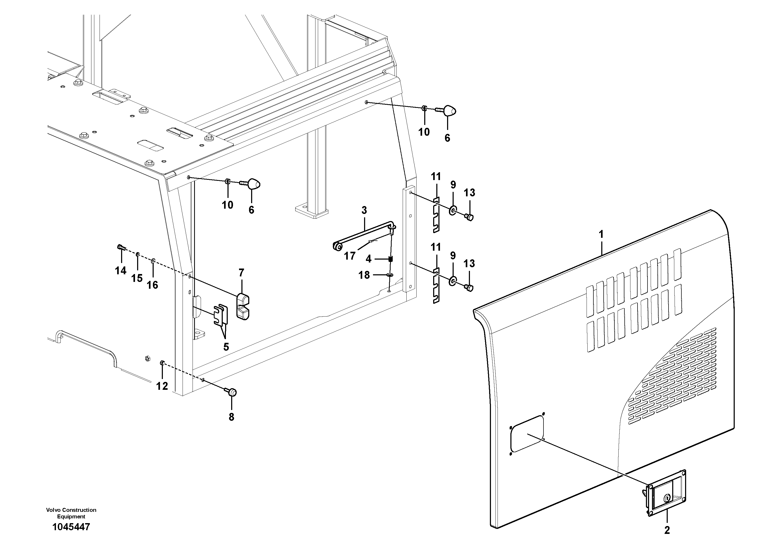 Edge Iron VOE14579305 VOLVO