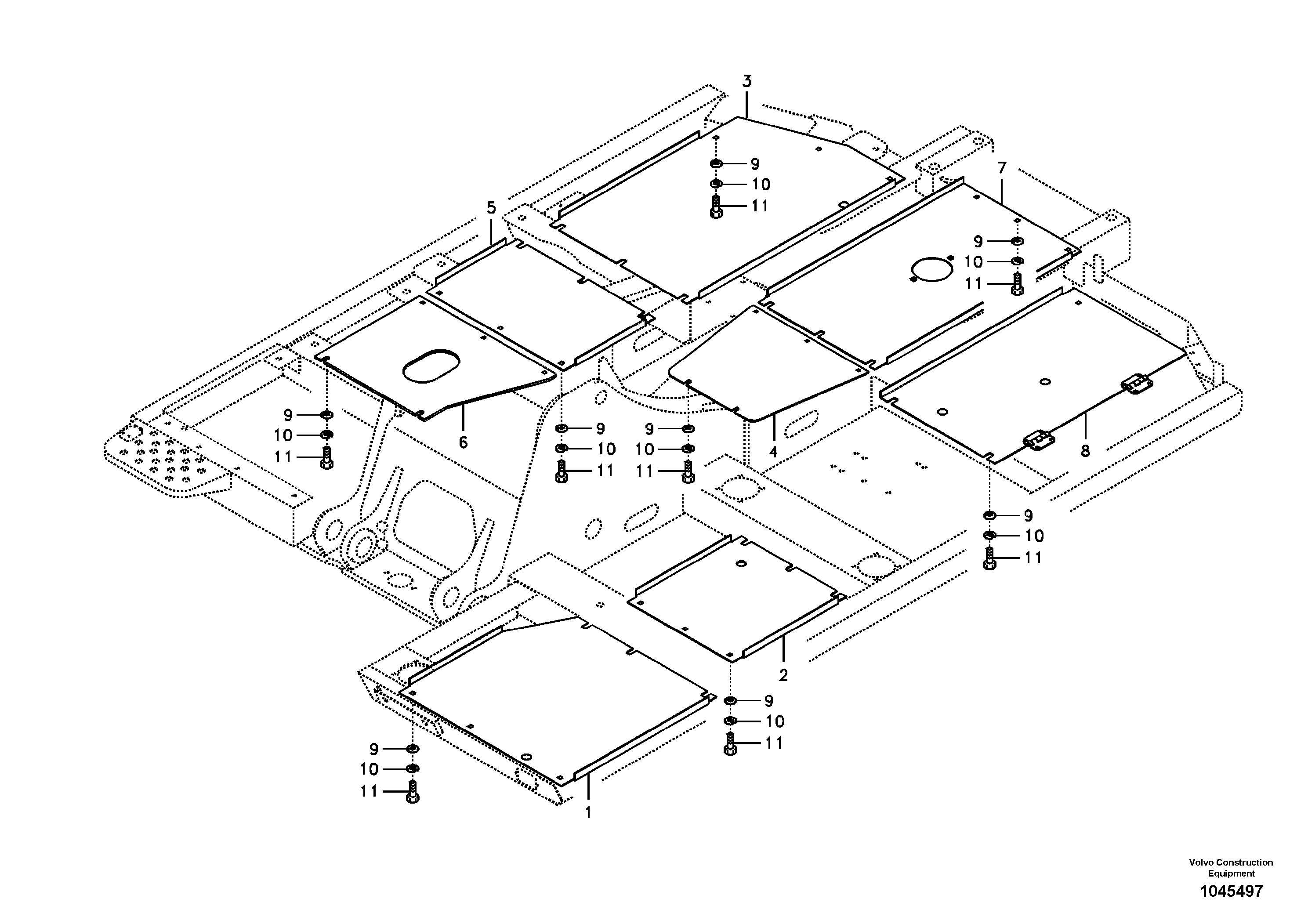 Rec.housing VOE14598944 VOLVO