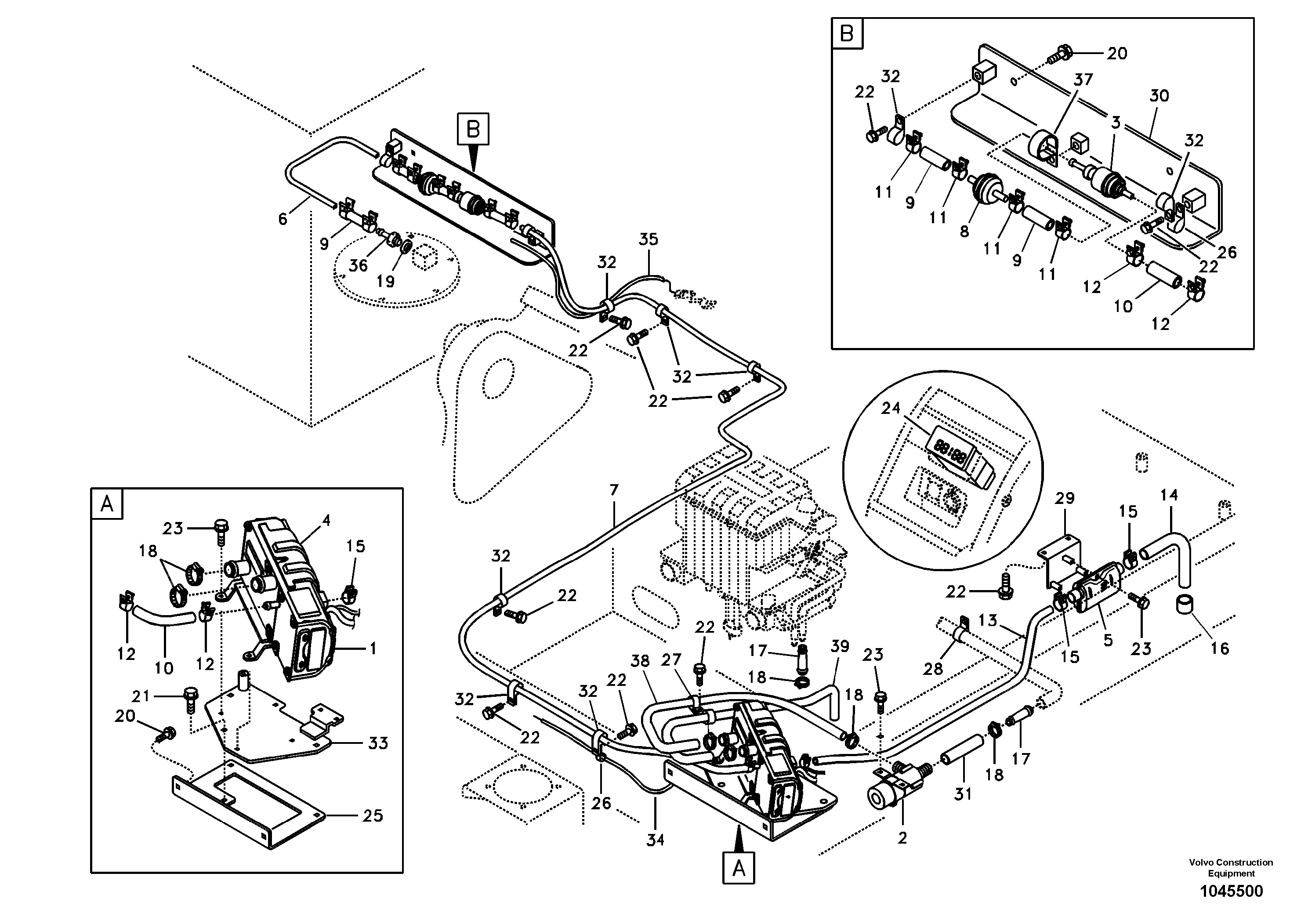 Support Leg VOE14616992 VOLVO