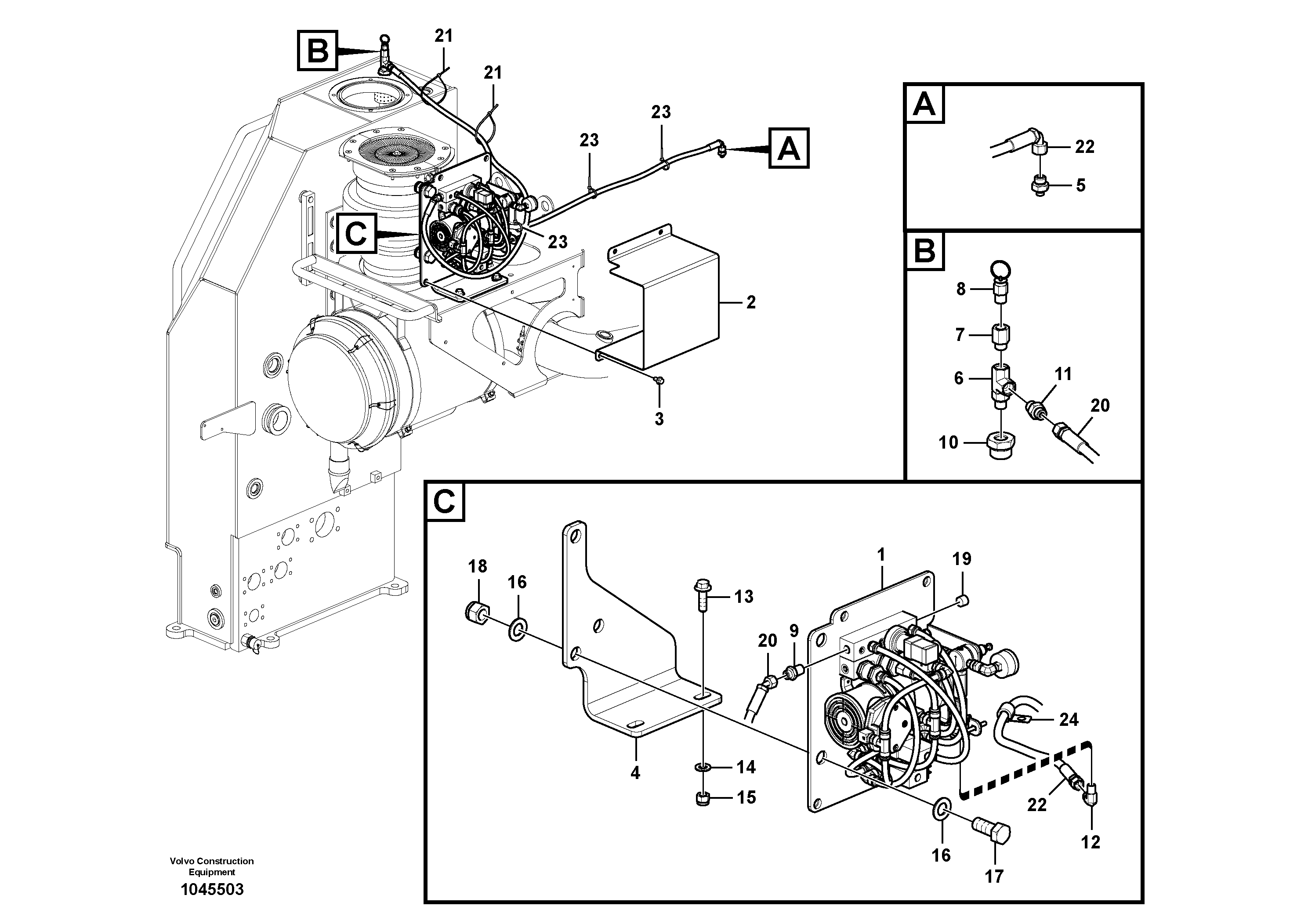 Adapter Kit VOE14584563 VOLVO