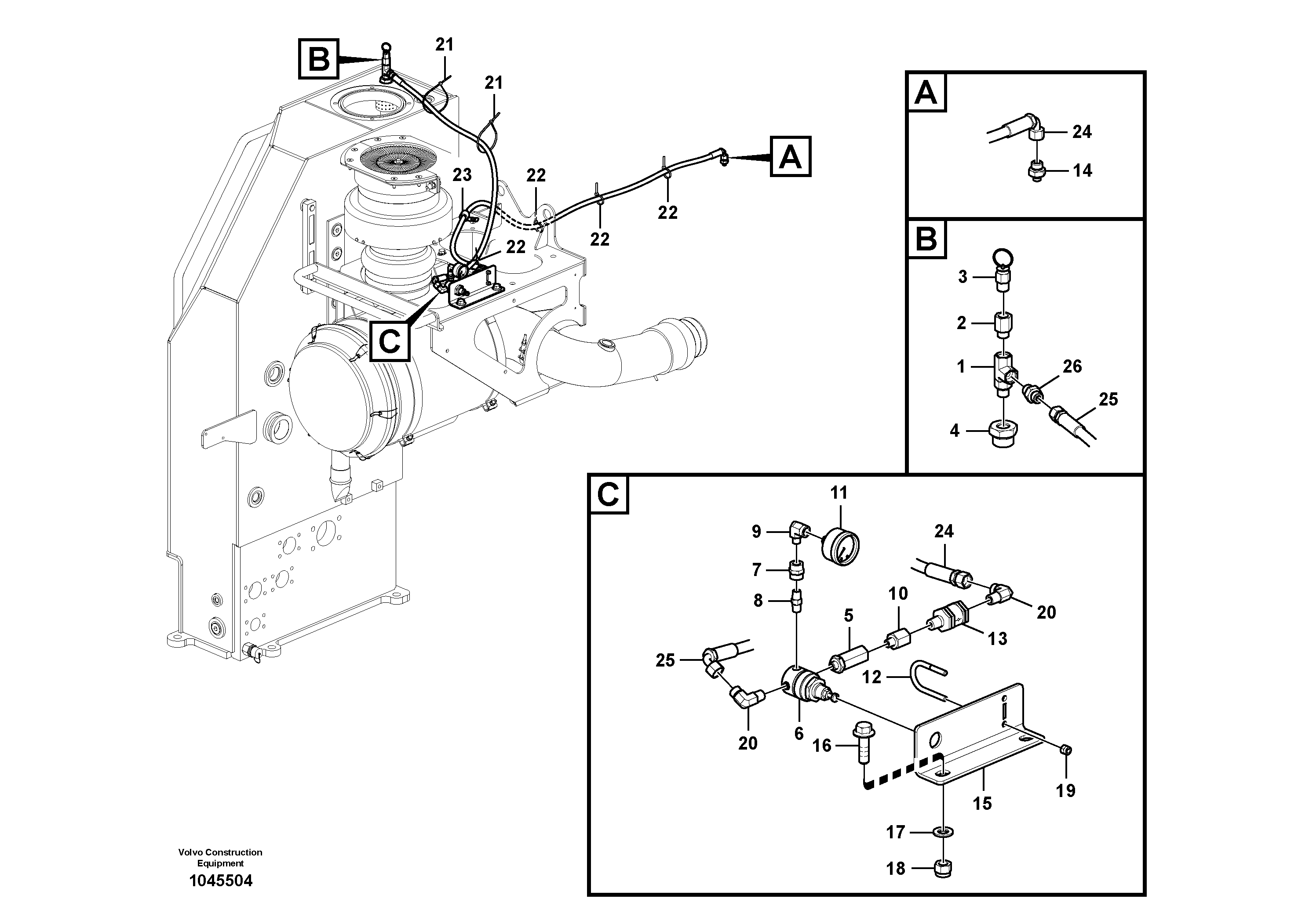 Adapter Kit VOE14583333 VOLVO