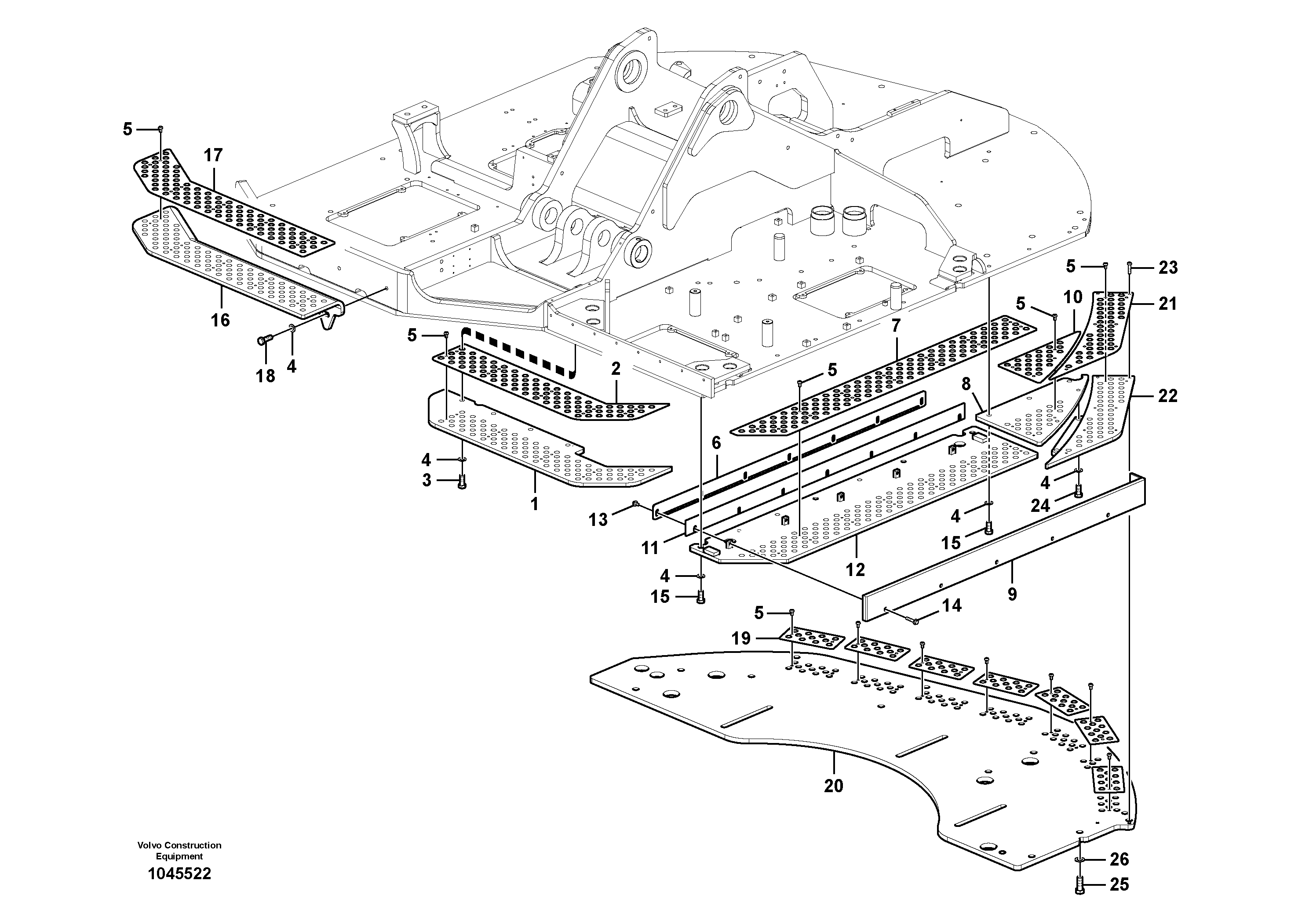 Rec.housing VOE14582456 VOLVO