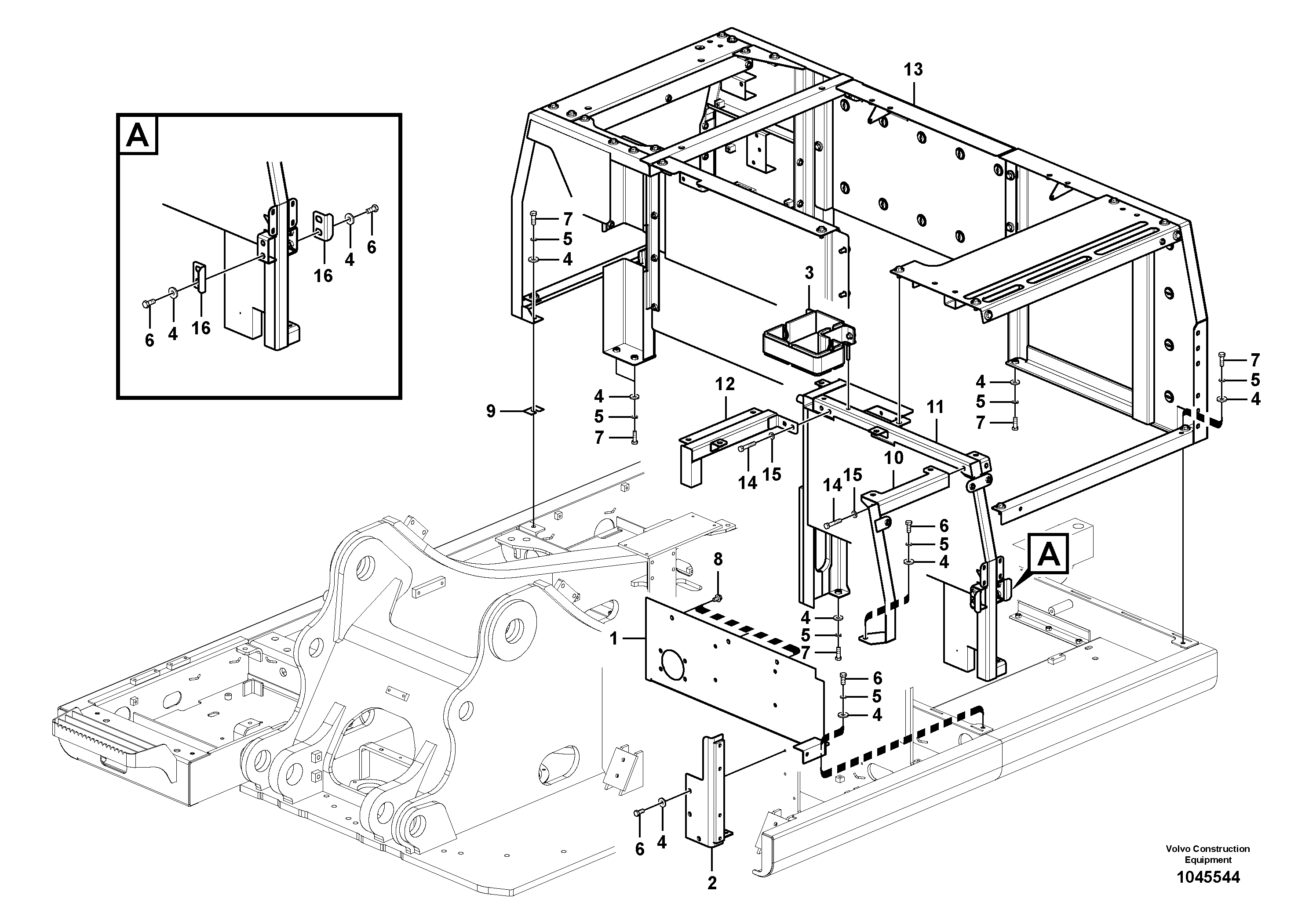 Pierce Nut RM/VOE14351399 VOLVO