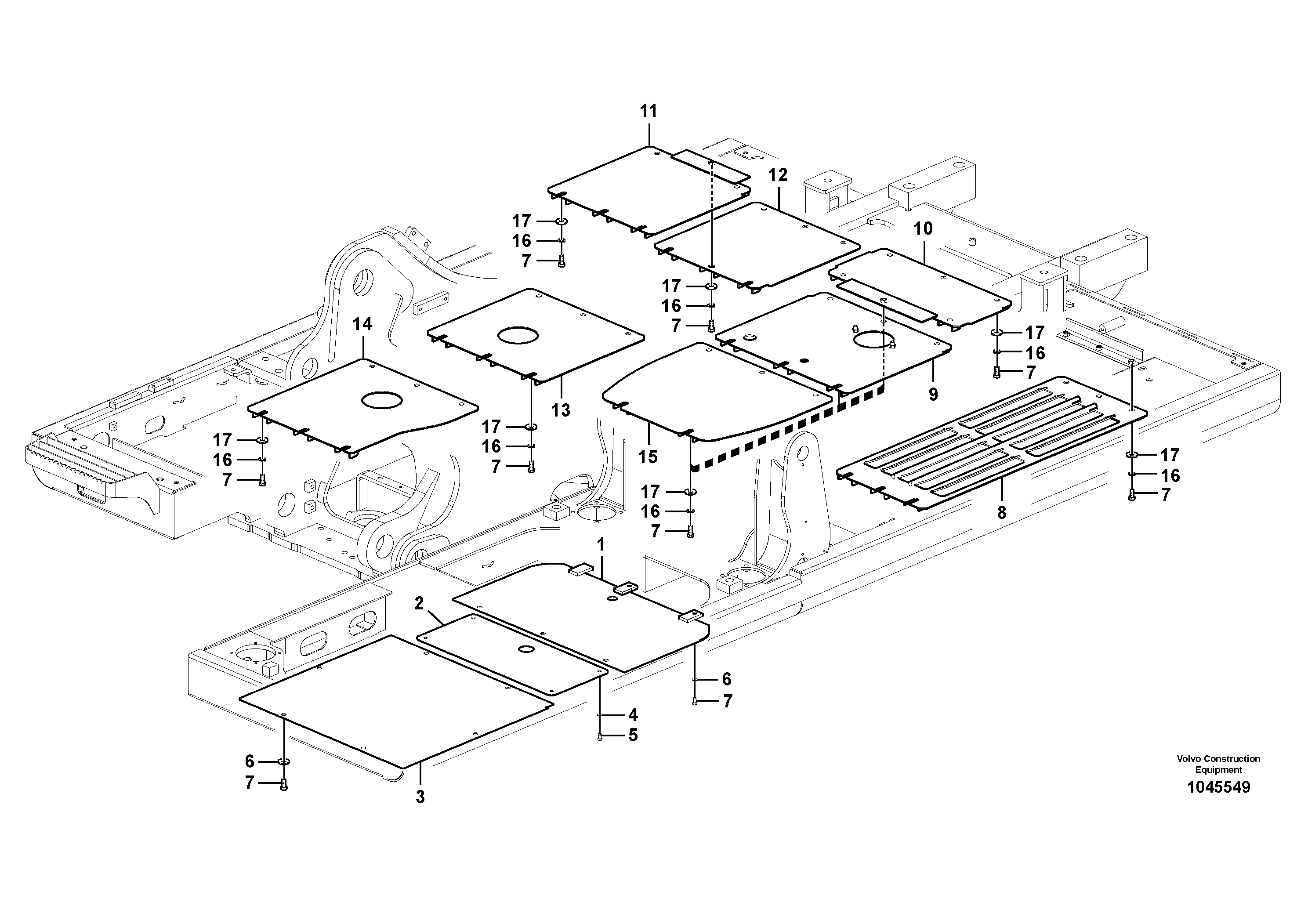 Rec.housing VOE14351544 VOLVO