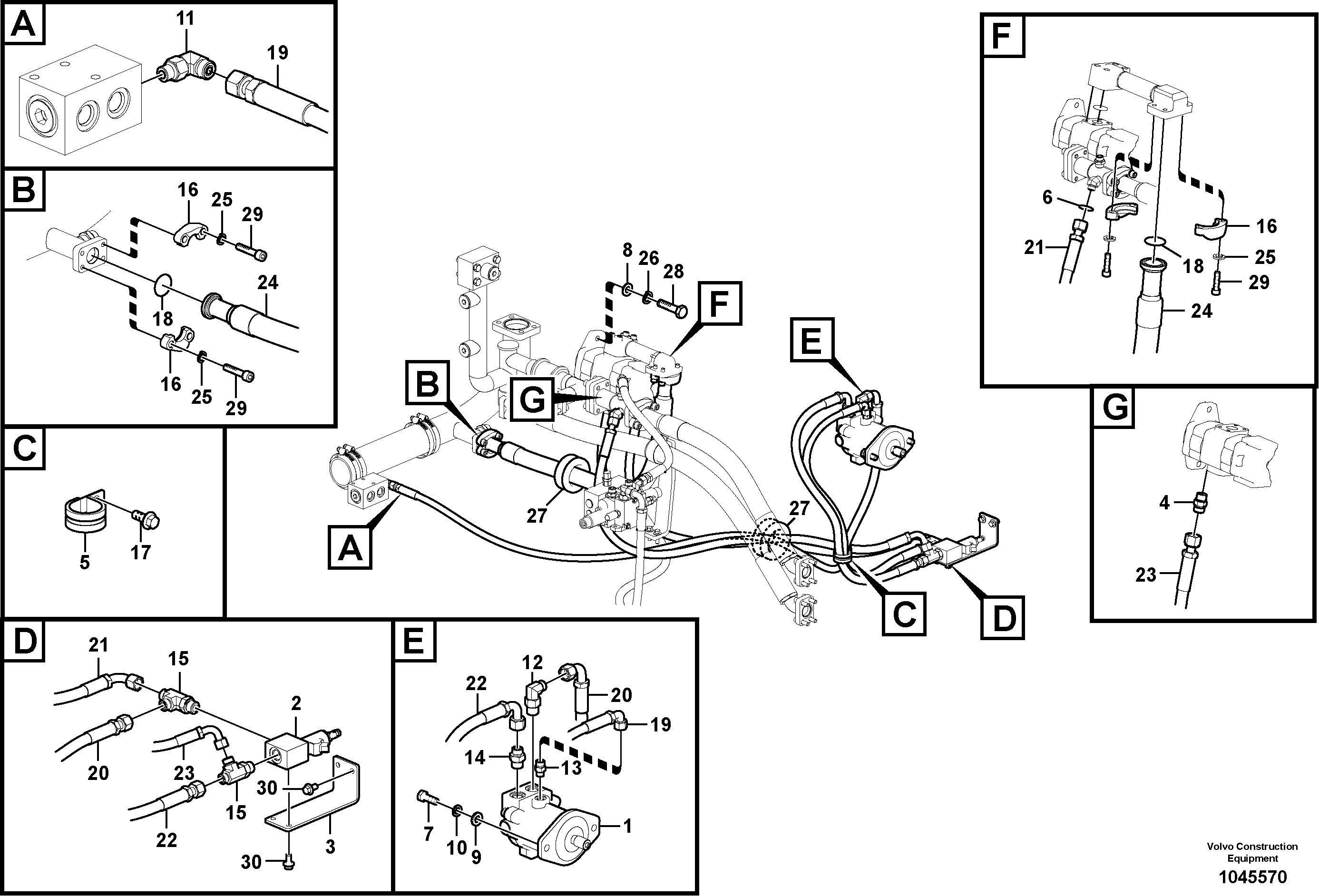 Bracket VOE14548755 VOLVO
