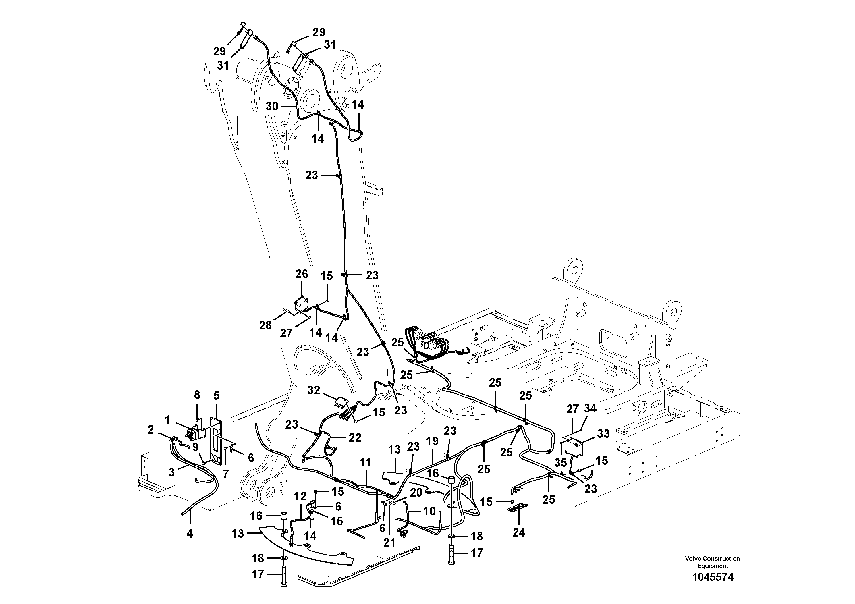 Tilt bearing VOE992050 VOLVO