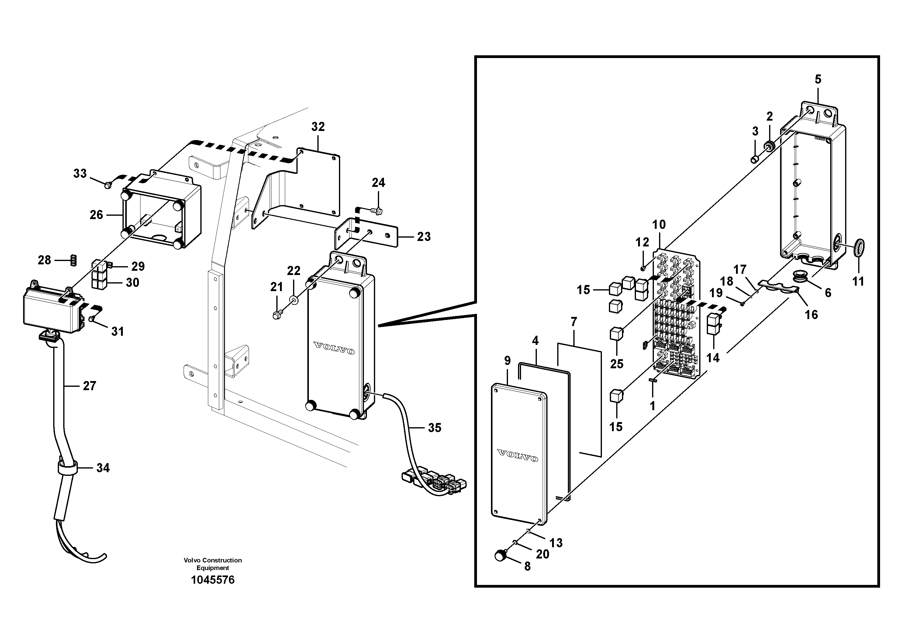 Boom Cylinder VOE14604589 VOLVO