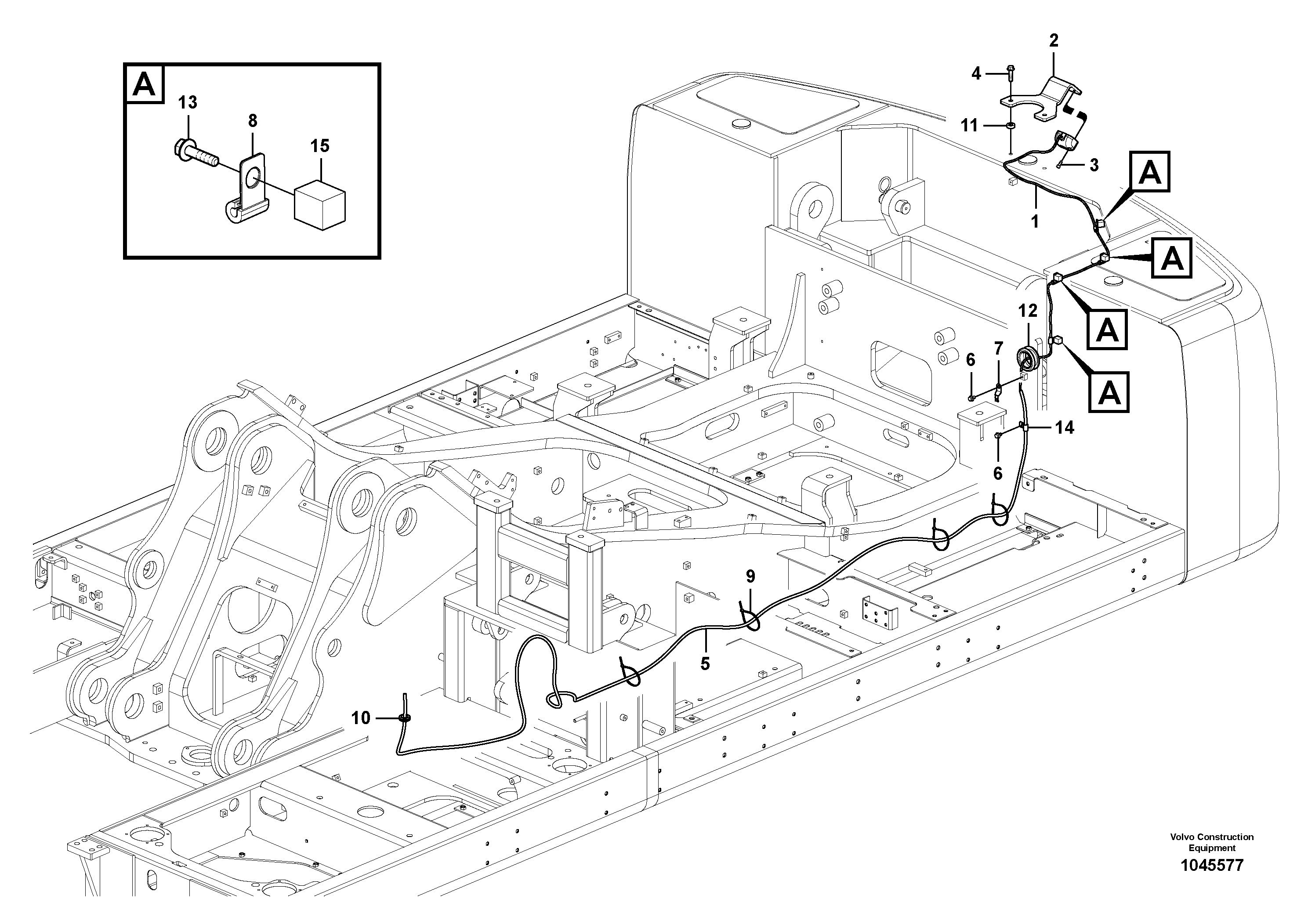 Support Leg VOE14596856 VOLVO