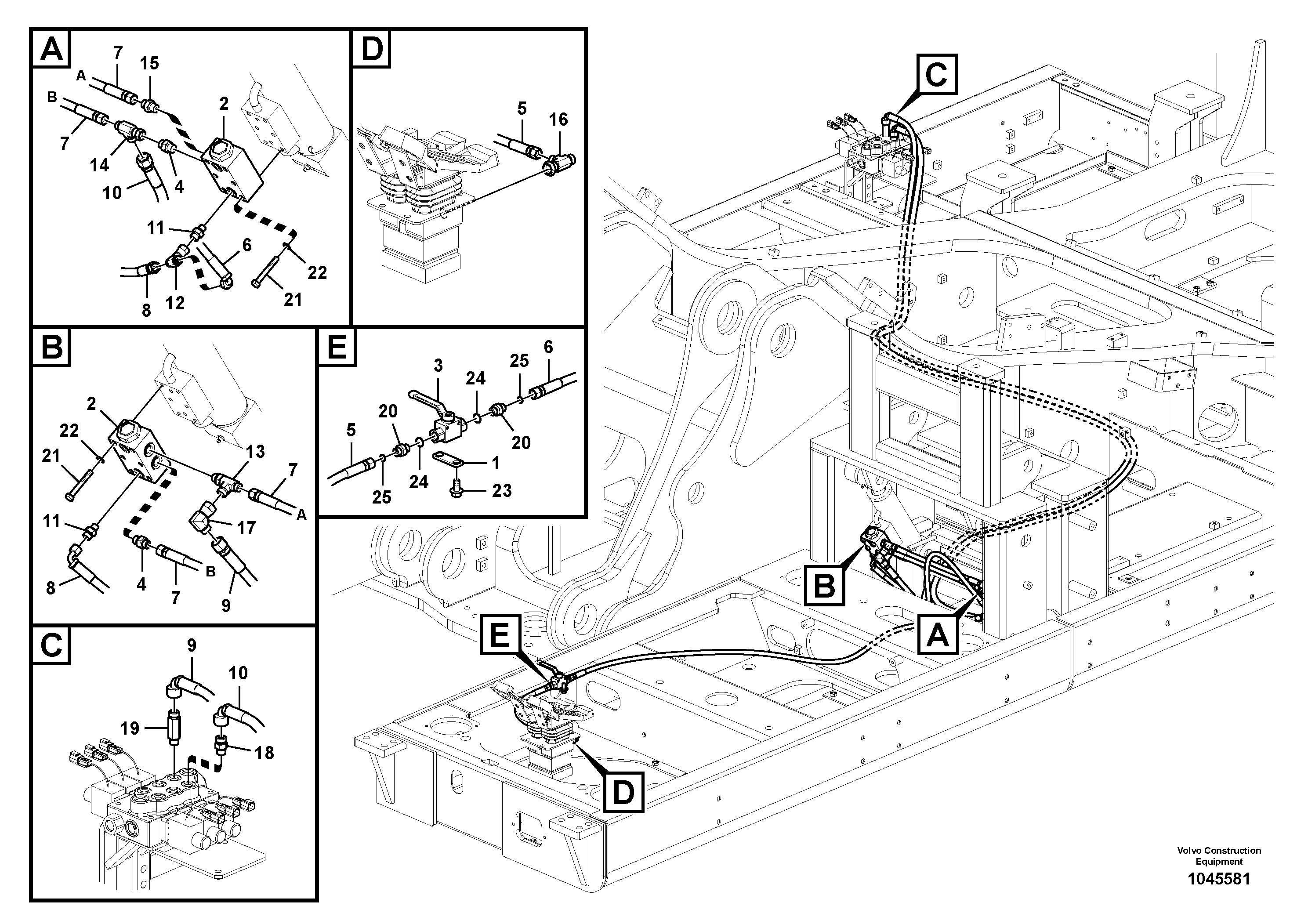 Timing gear casing VOE936560 VOLVO