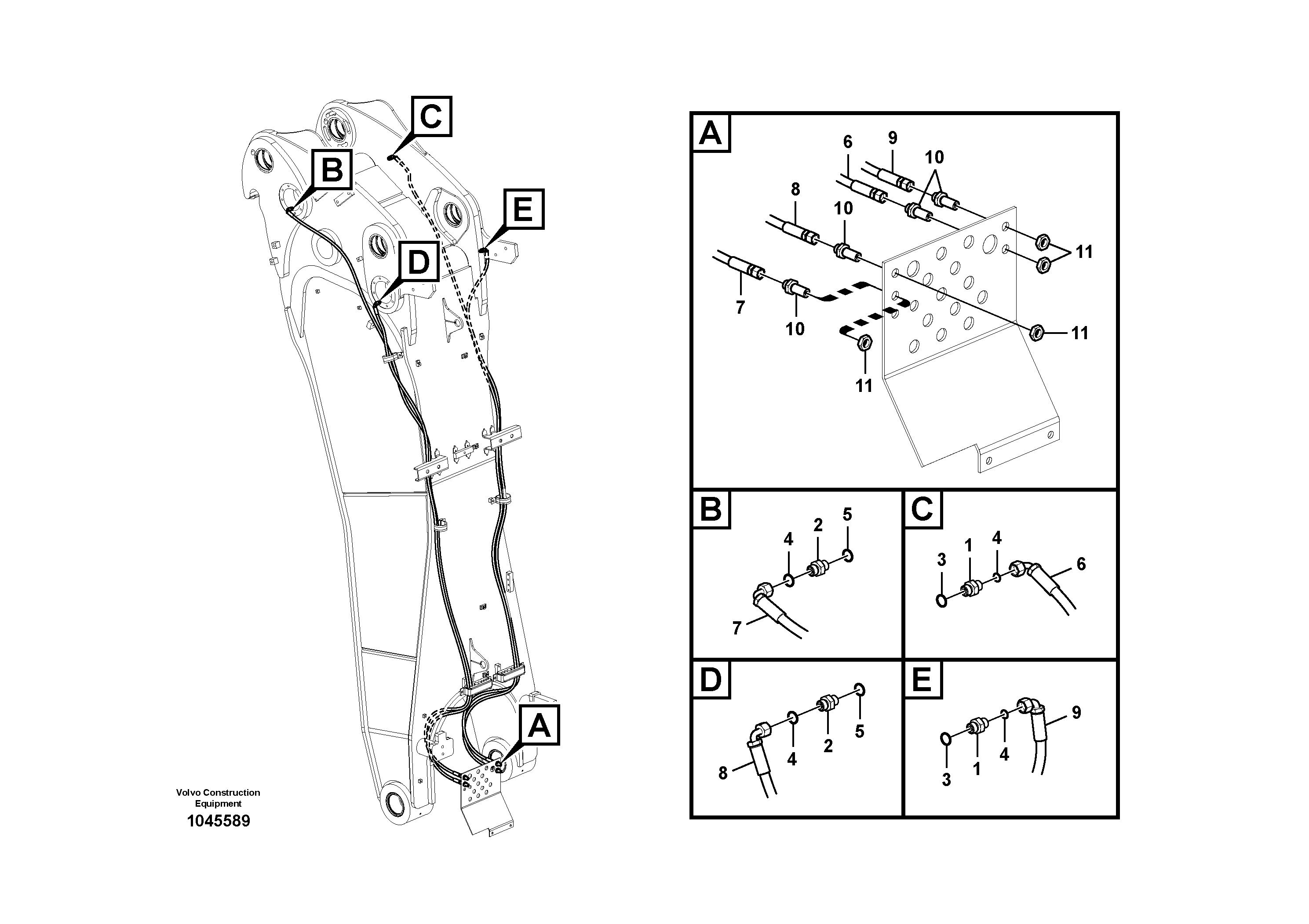 Timing gear casing VOE15109529 VOLVO