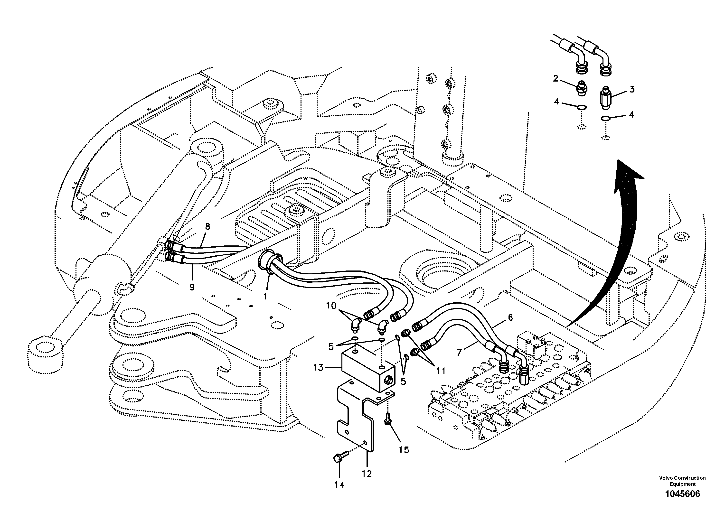 Seat frame VOE14554136 VOLVO