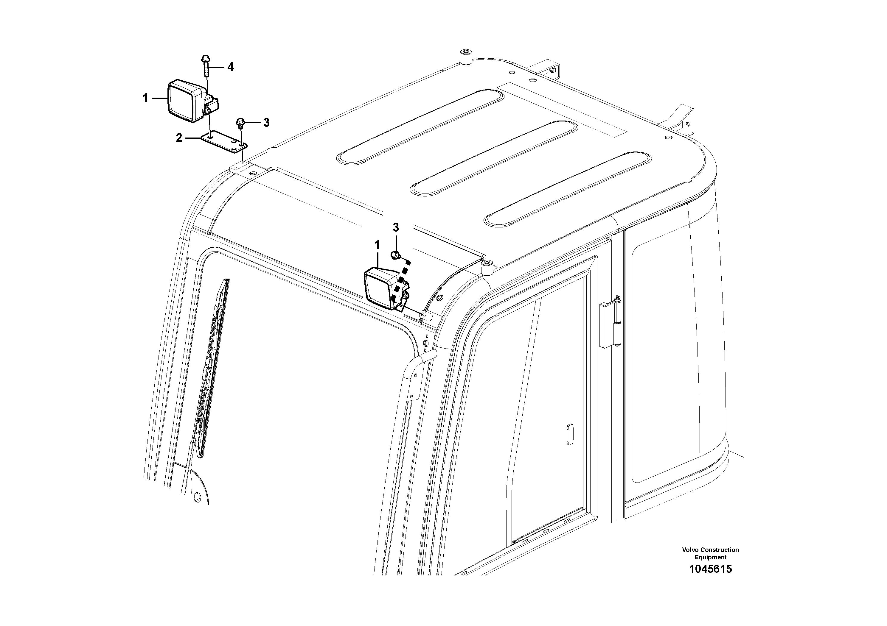 Bracket VOE14607128 VOLVO