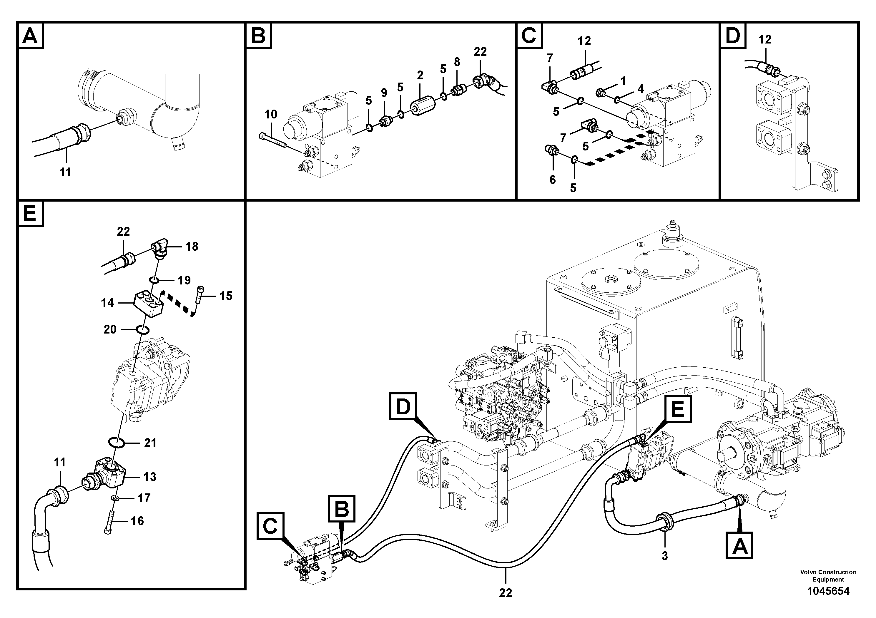 Timing gear casing SA9452-04439 VOLVO