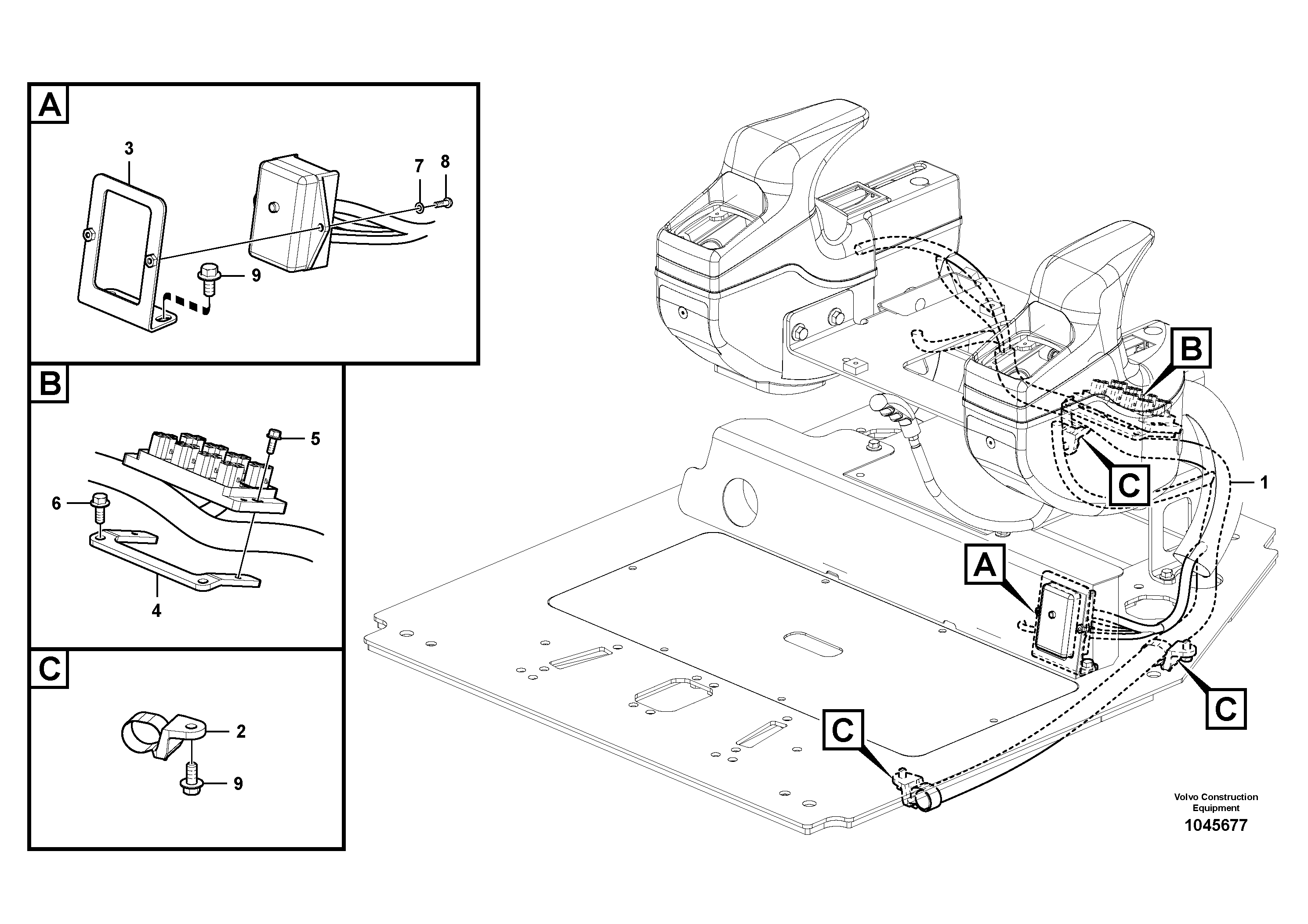 Wire harness VOE14617360 VOLVO
