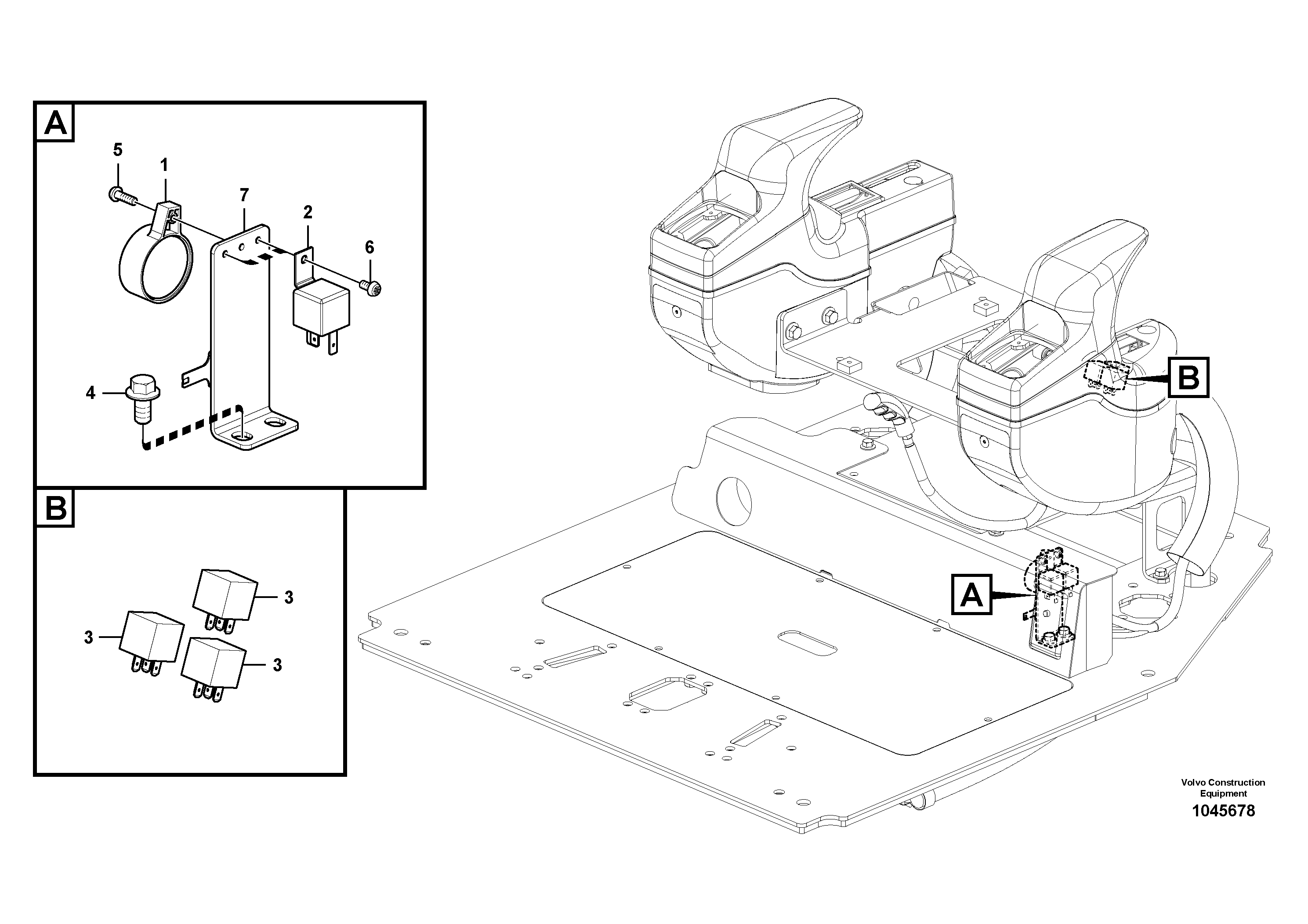 Bracket VOE14612811 VOLVO