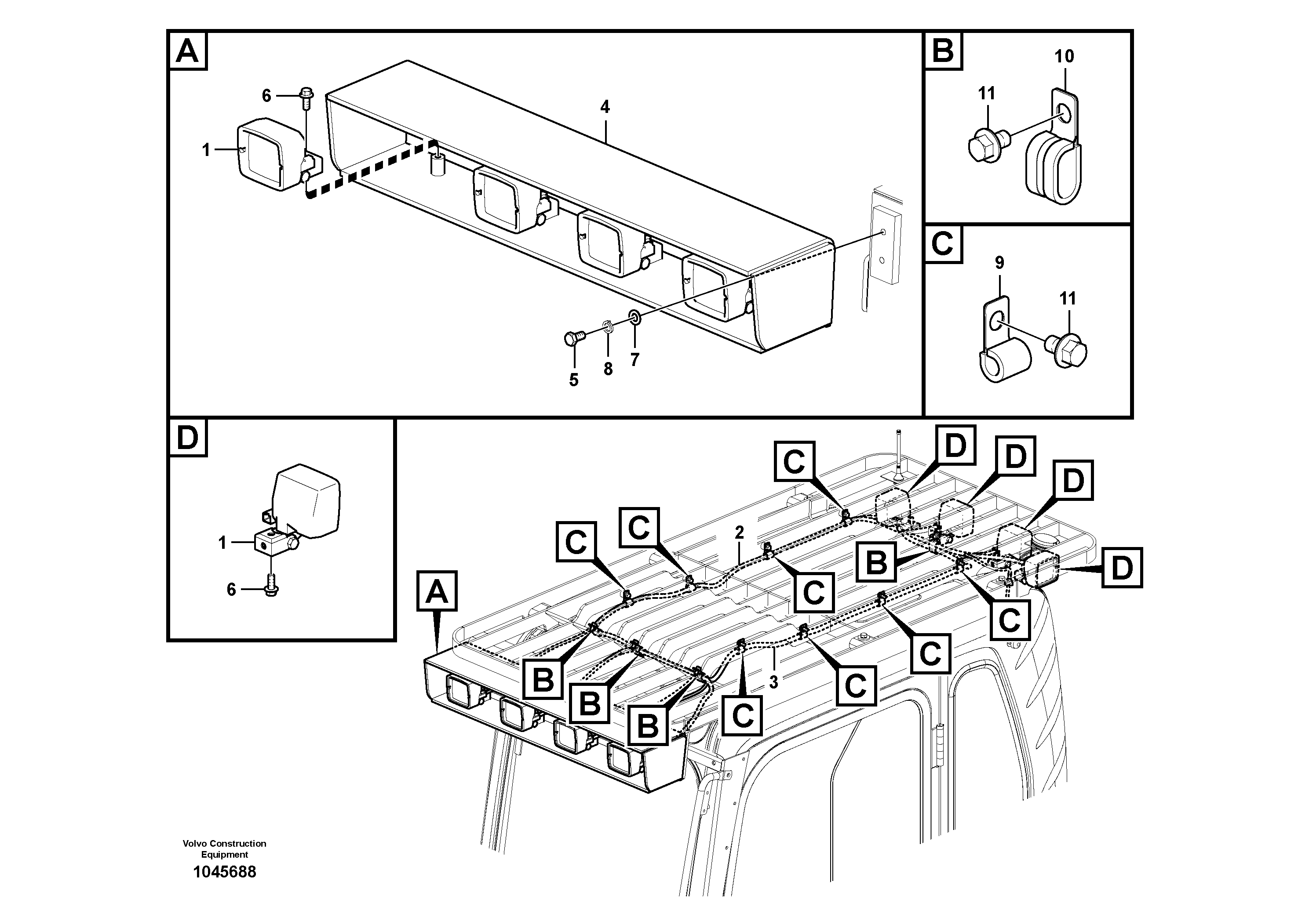 Wiring Harness VOE14619744 VOLVO