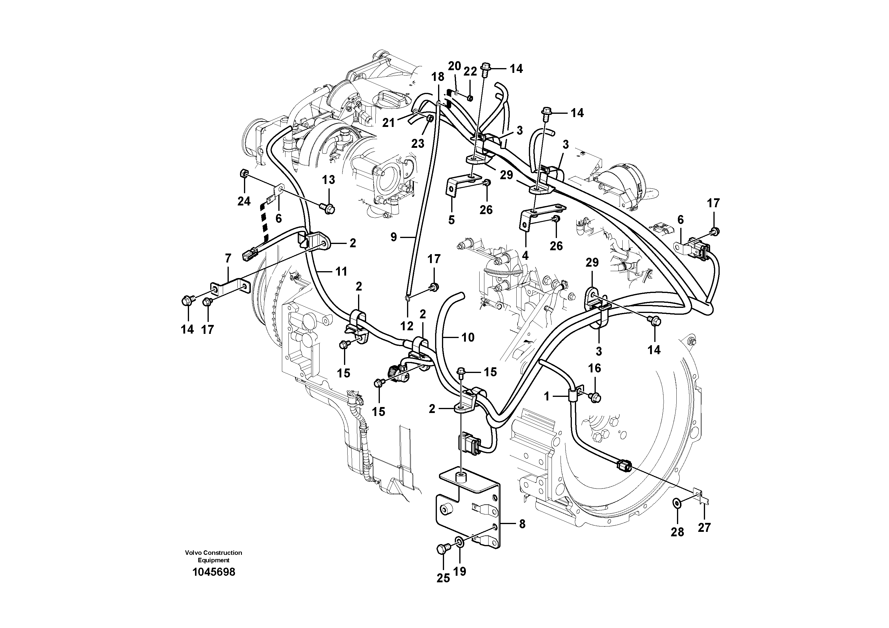 Support Leg VOE14623523 VOLVO