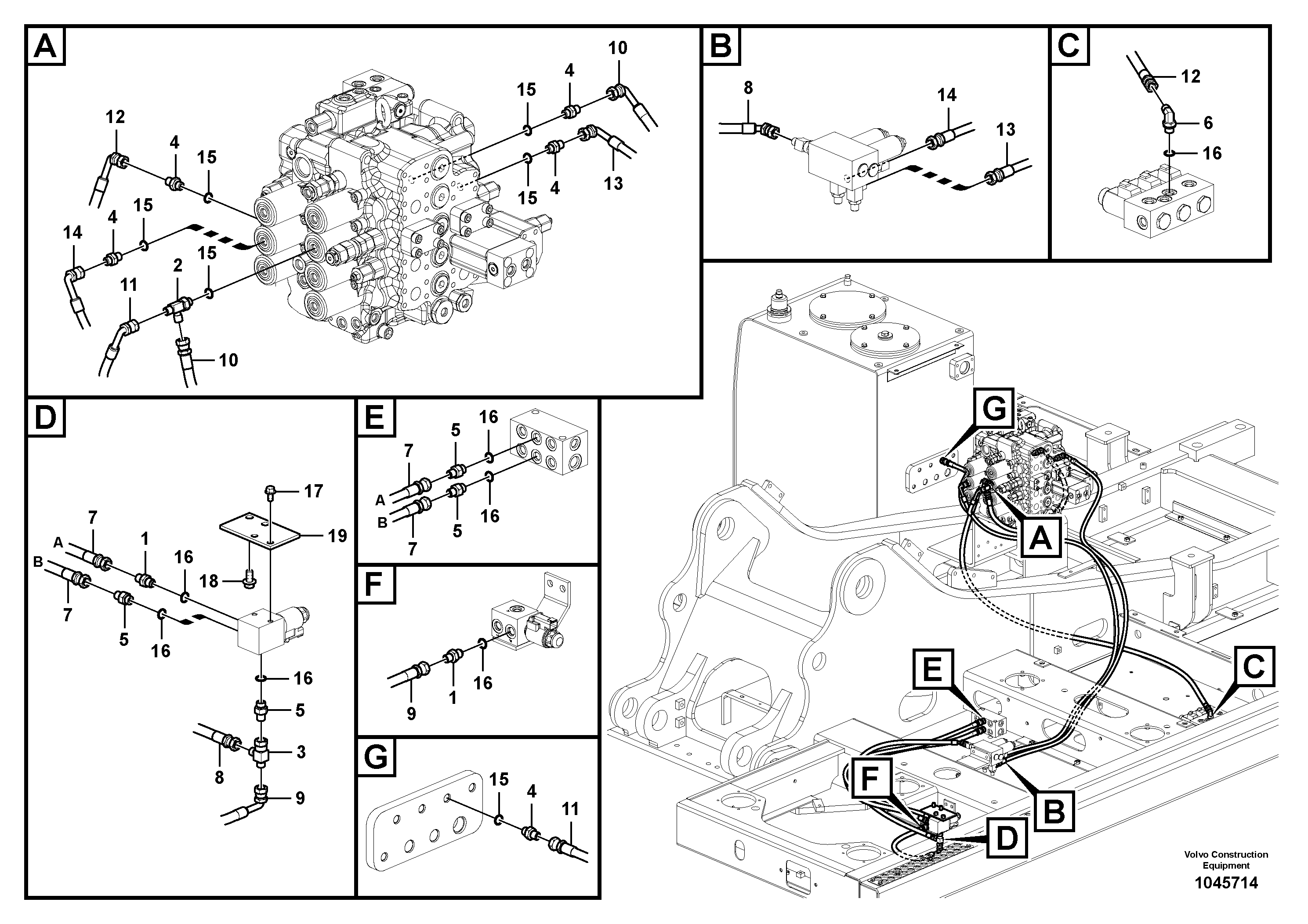 Bracket VOE14608620 VOLVO