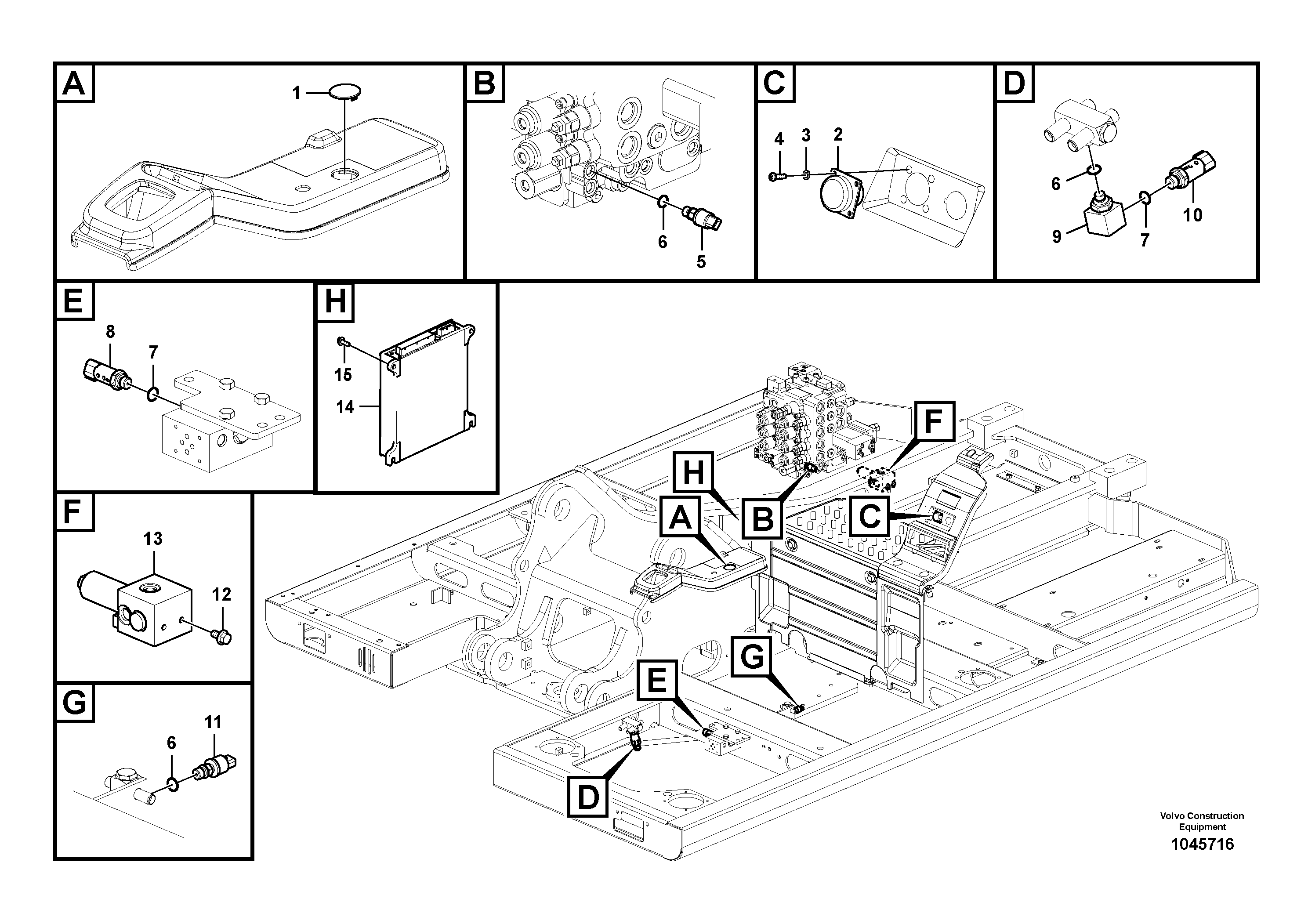 Fuel pipes, VOE14575117 VOLVO