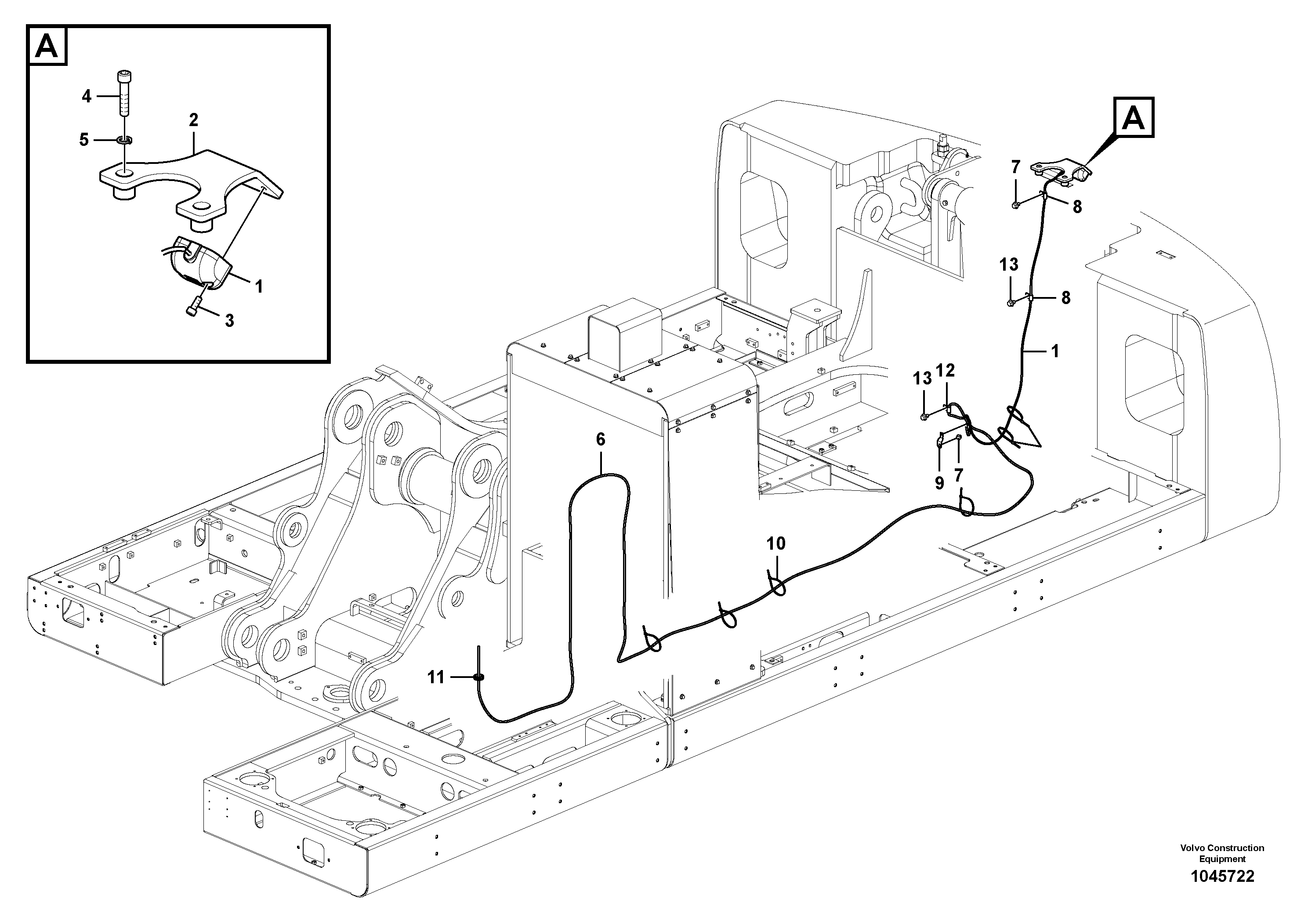 Support Leg VOE14609272 VOLVO