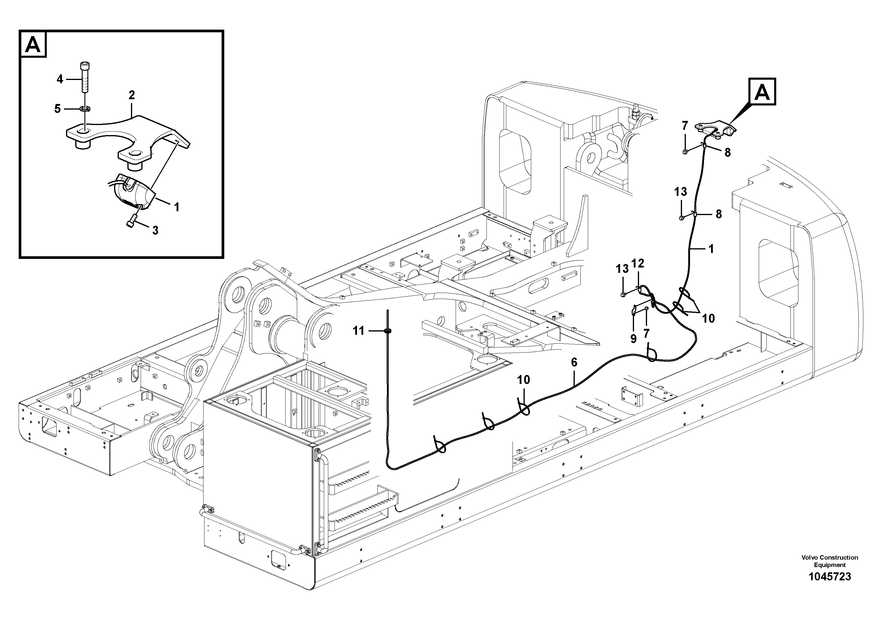 Cable harness VOE14609273 VOLVO
