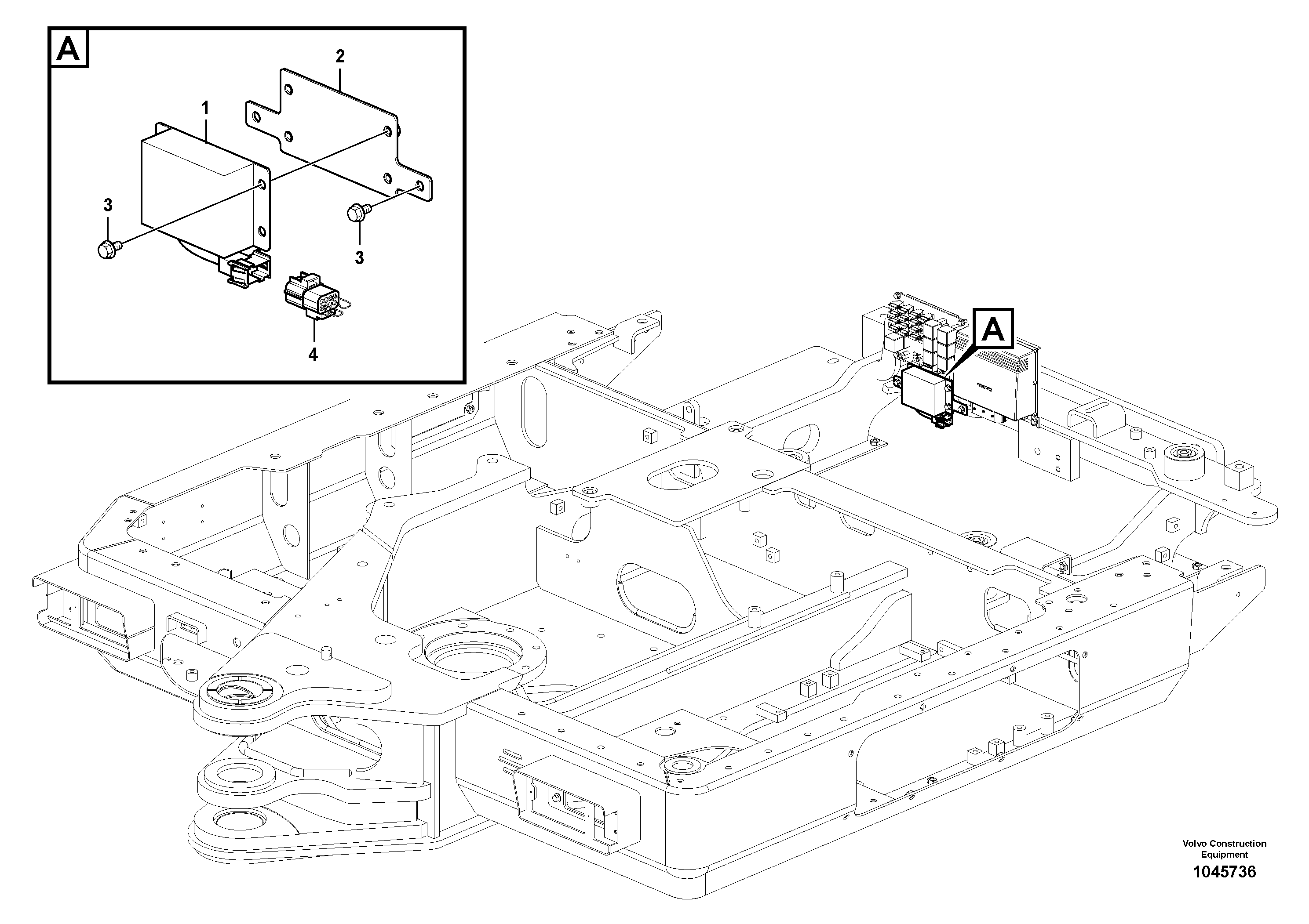 Radio Support VOE14613296 VOLVO